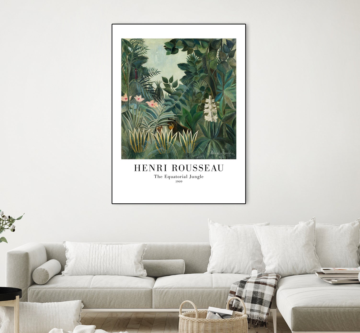 The Equatorial Jungle by Henri Rousseau on GIANT ART - henri rousseau nature and landscapes henri rousseau