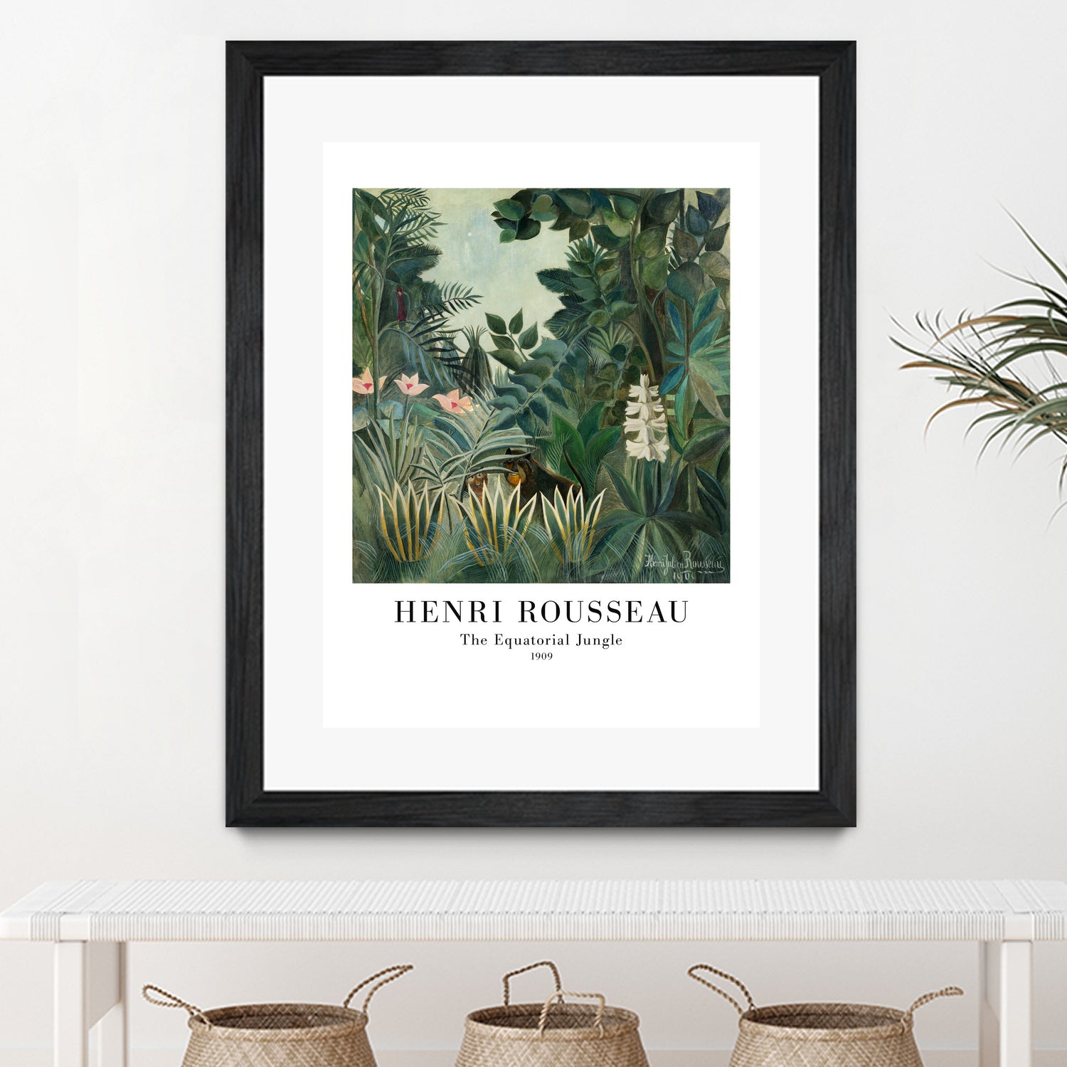 The Equatorial Jungle by Henri Rousseau on GIANT ART - henri rousseau nature and landscapes henri rousseau