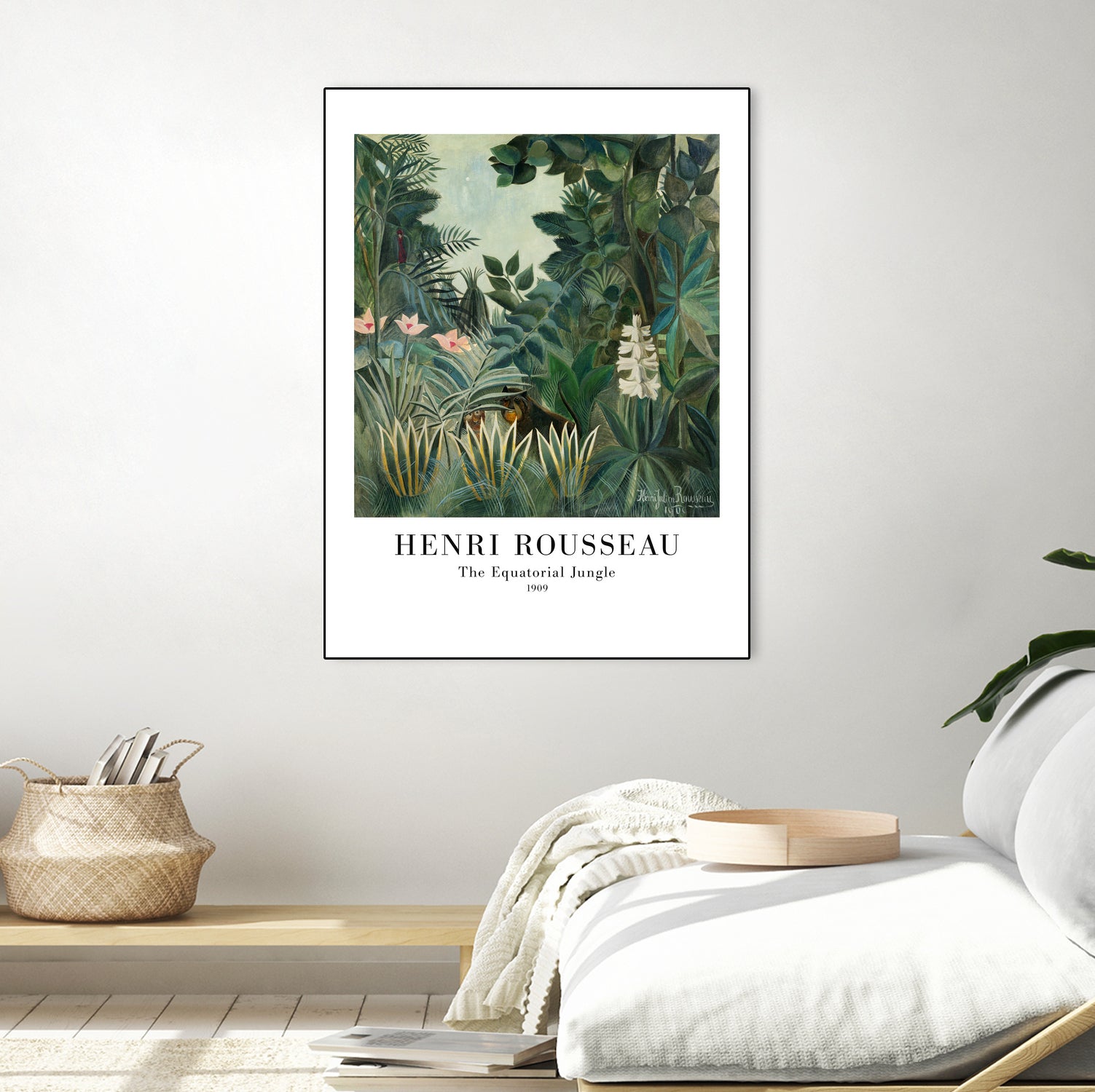 The Equatorial Jungle by Henri Rousseau on GIANT ART - henri rousseau nature and landscapes henri rousseau