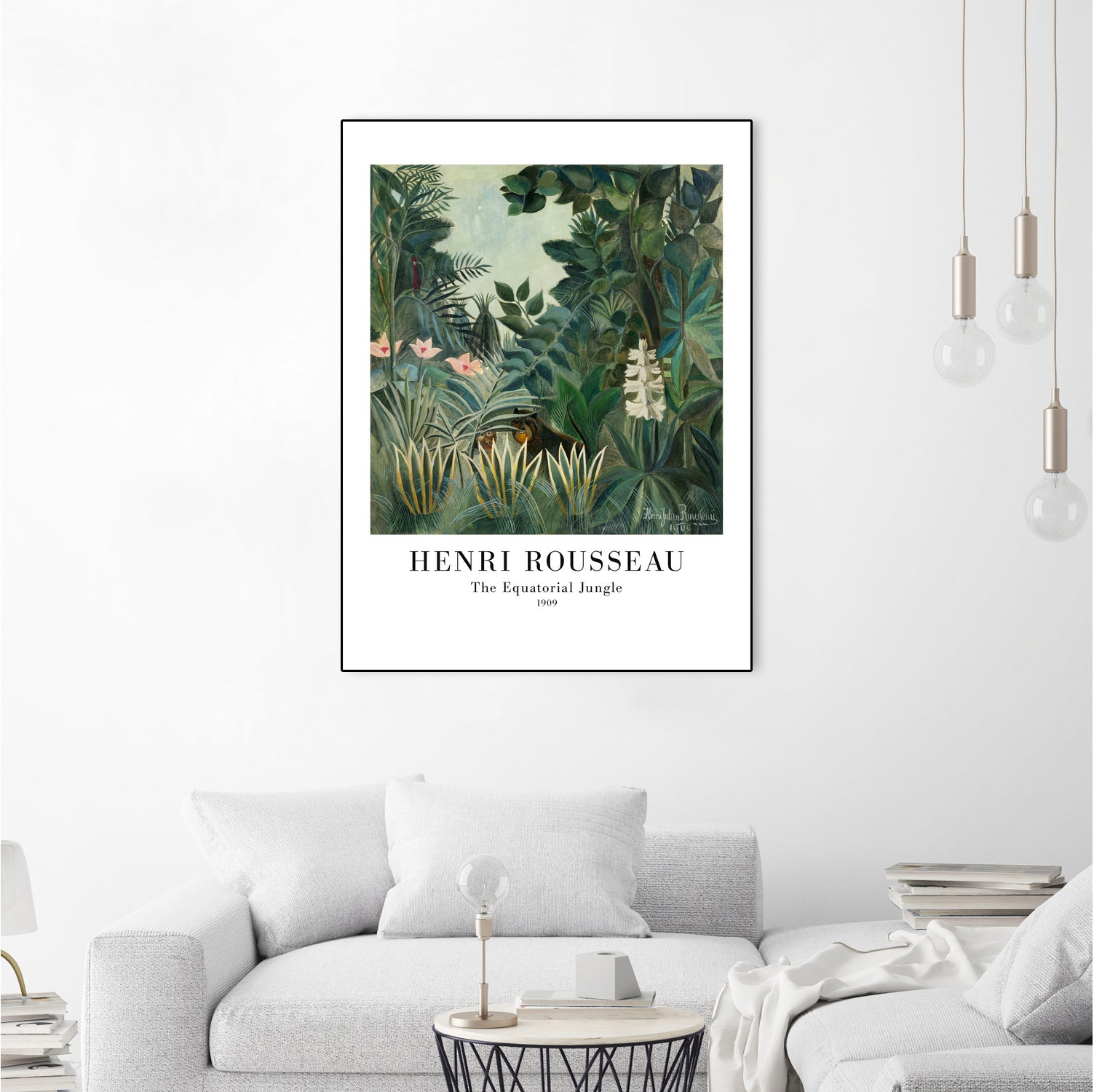 The Equatorial Jungle by Henri Rousseau on GIANT ART - henri rousseau nature and landscapes henri rousseau