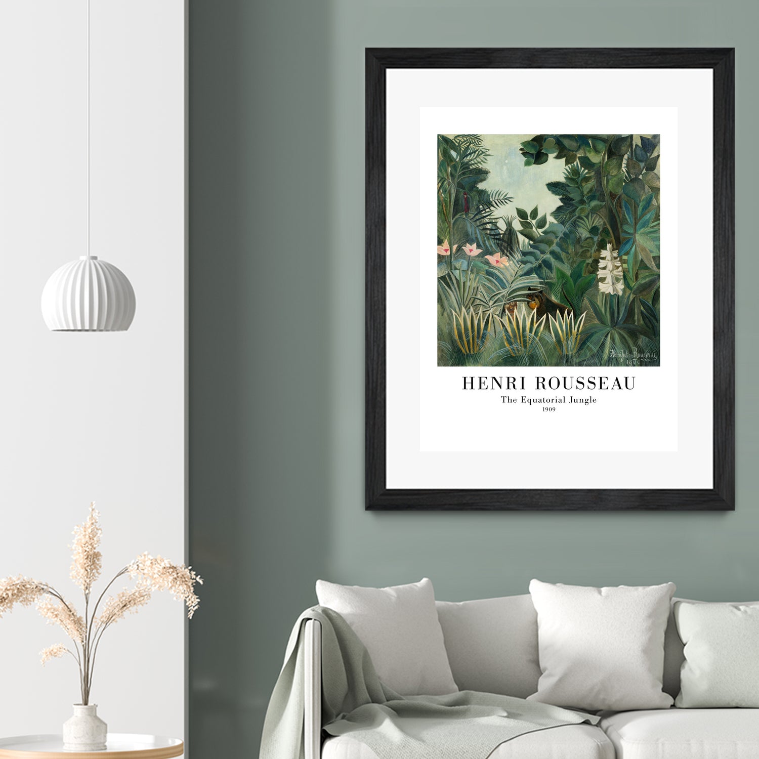 The Equatorial Jungle by Henri Rousseau on GIANT ART - henri rousseau nature and landscapes henri rousseau