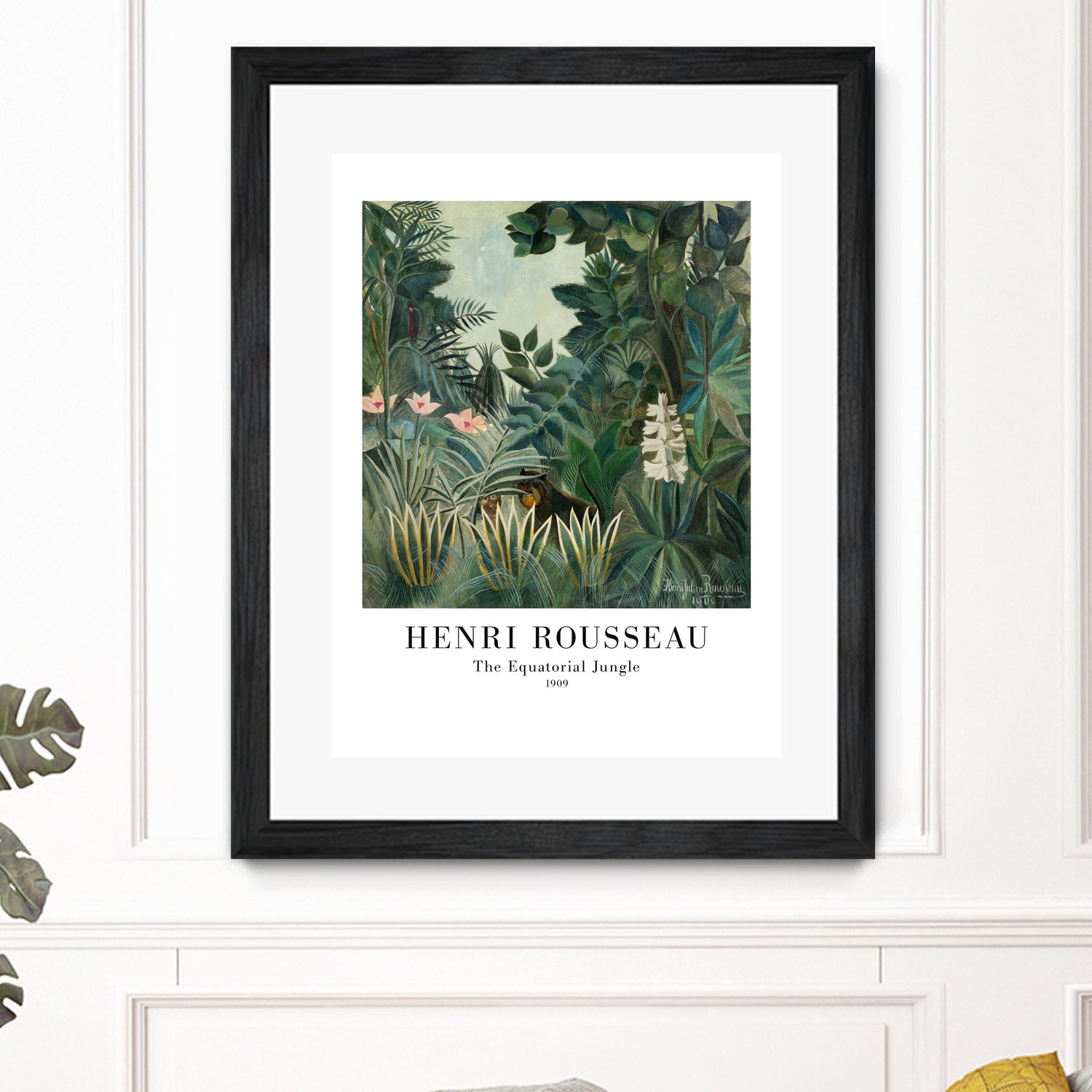 The Equatorial Jungle by Henri Rousseau on GIANT ART - henri rousseau nature and landscapes henri rousseau