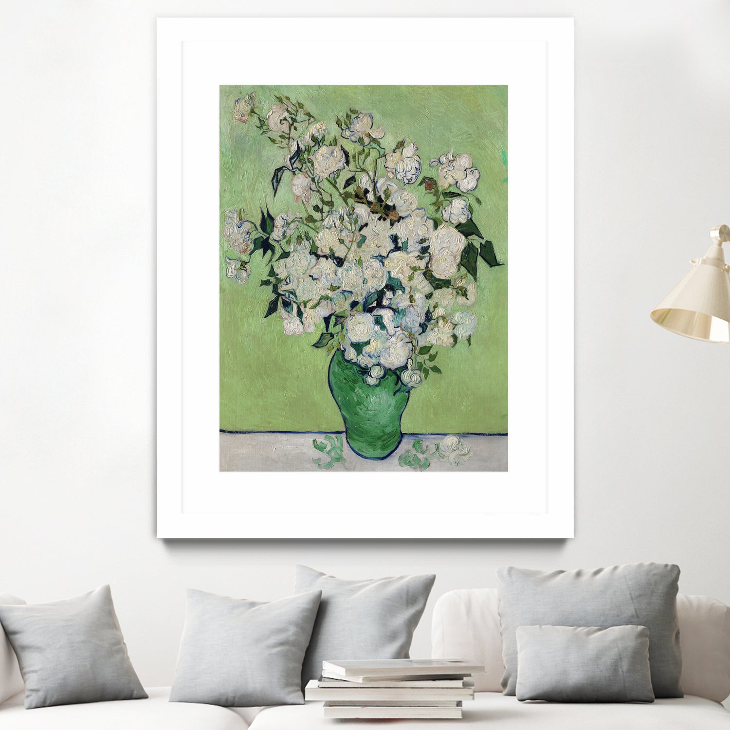 Roses by Vincent Van Gogh on GIANT ART - vincent van gogh paintings vincent van gogh