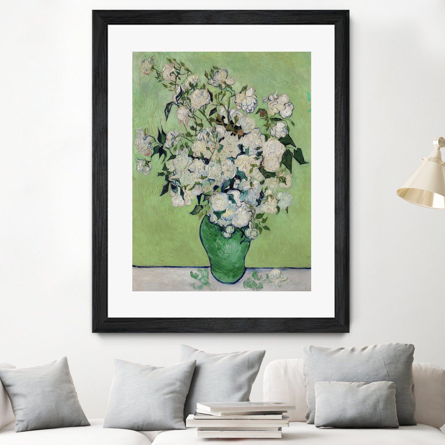 Roses by Vincent Van Gogh on GIANT ART - vincent van gogh paintings vincent van gogh