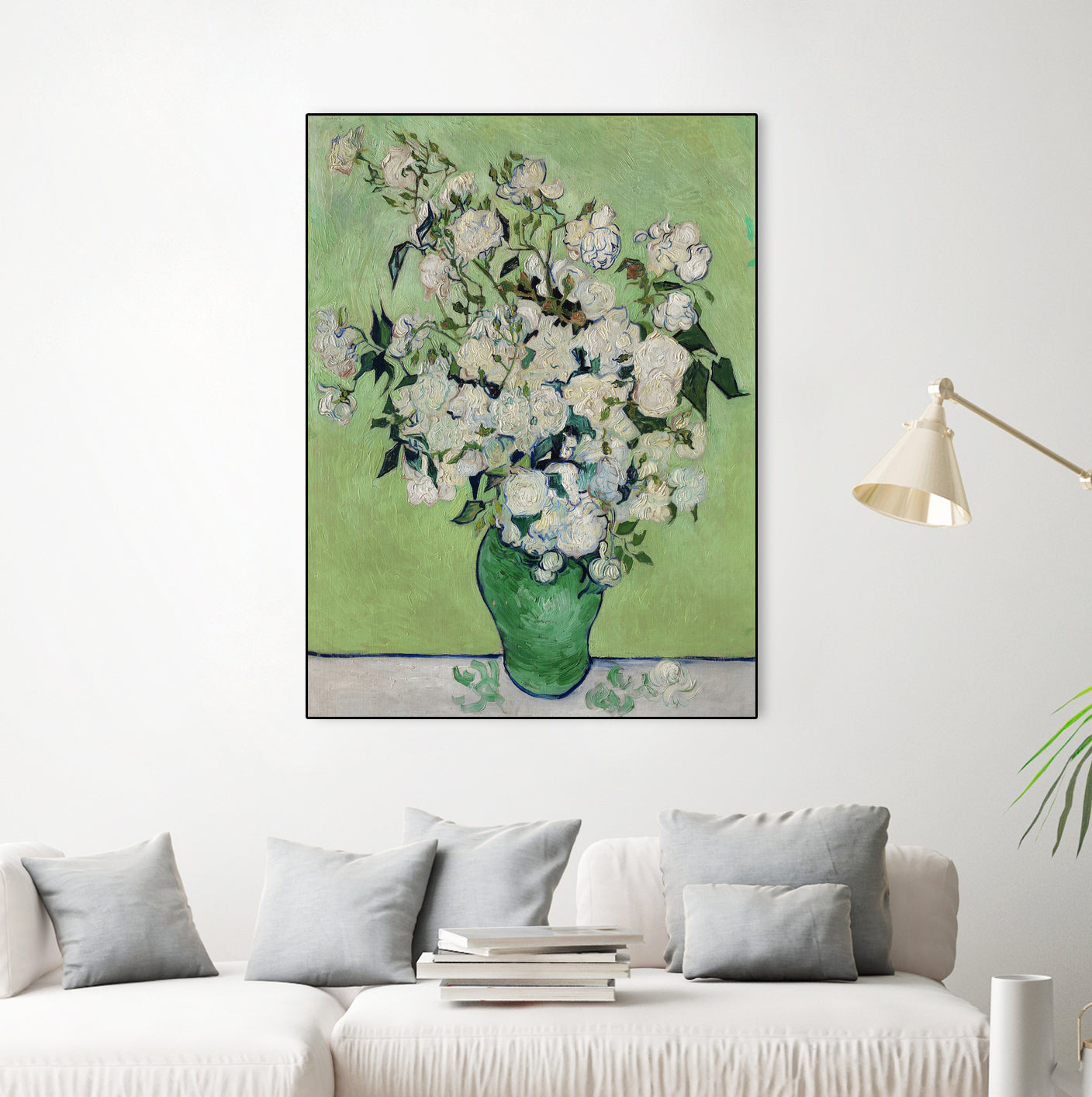 Roses by Vincent Van Gogh on GIANT ART - vincent van gogh paintings vincent van gogh