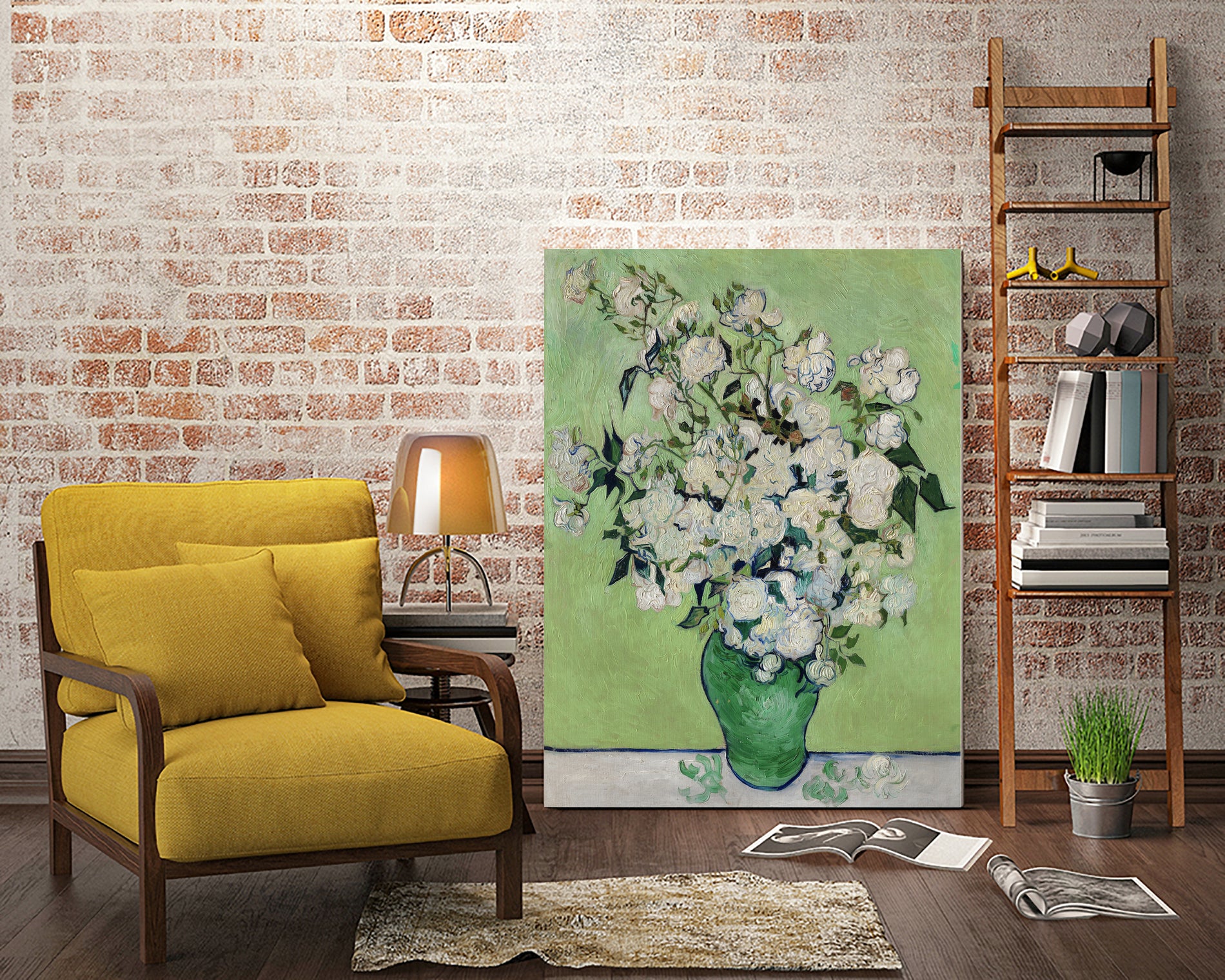 Roses by Vincent Van Gogh on GIANT ART - vincent van gogh paintings vincent van gogh