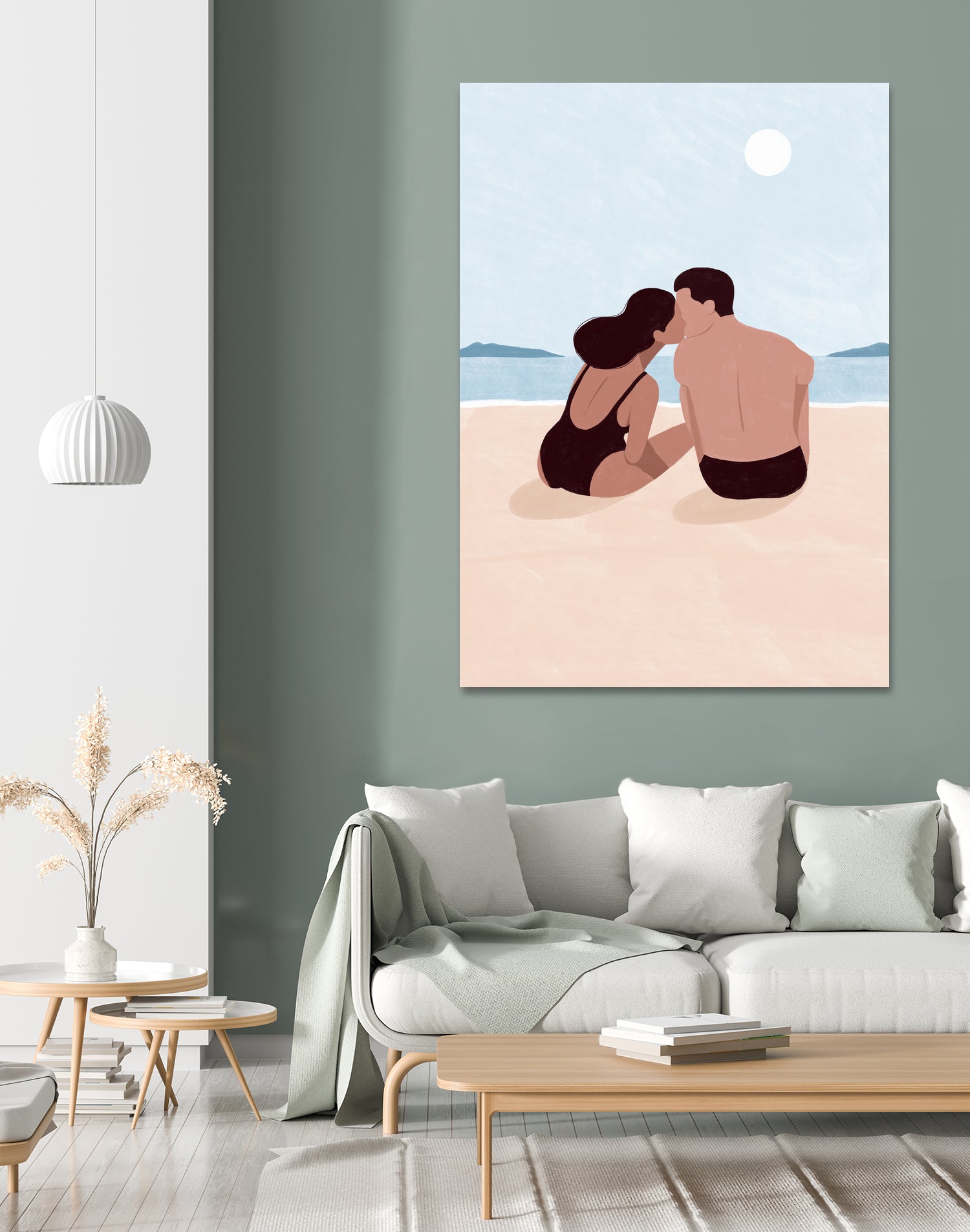 First Kiss by Maja on GIANT ART - illustration love