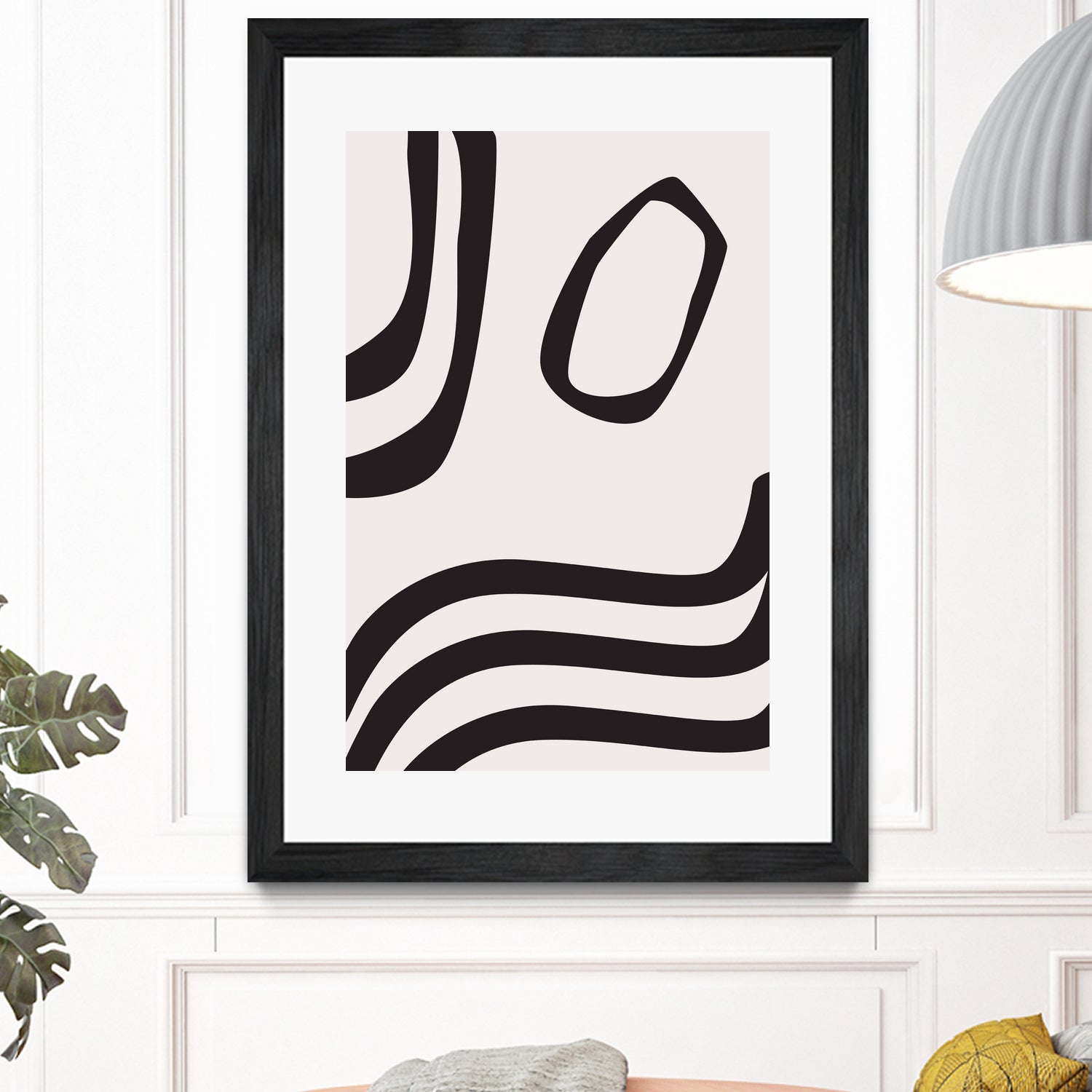 Black Curves by Sally Ann Moss on GIANT ART - line art abstract