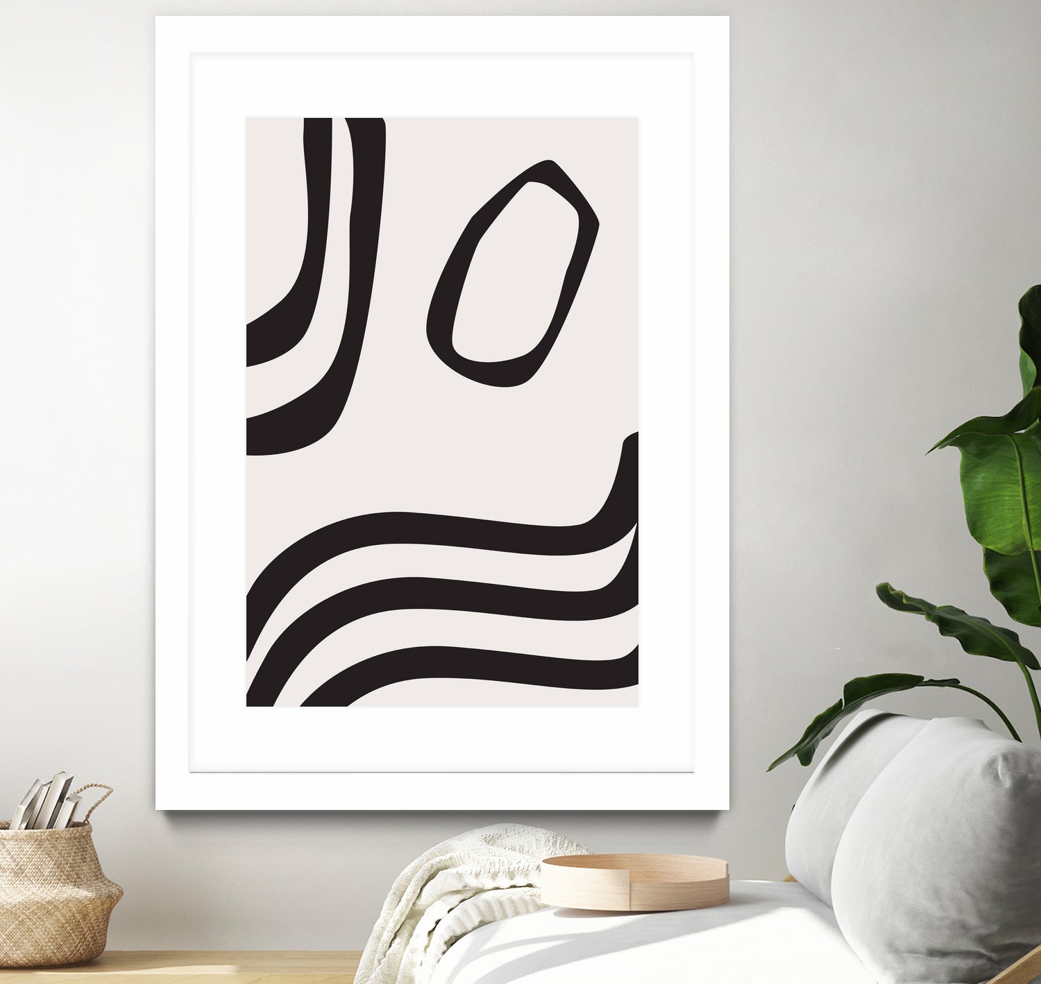 Black Curves by Sally Ann Moss on GIANT ART - line art abstract