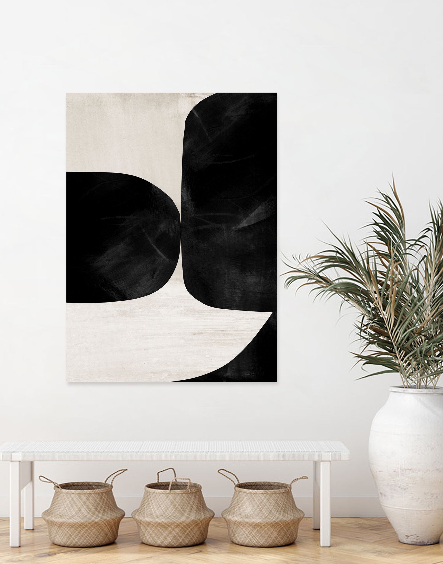 Night No2 by Dan on GIANT ART - abstract bw