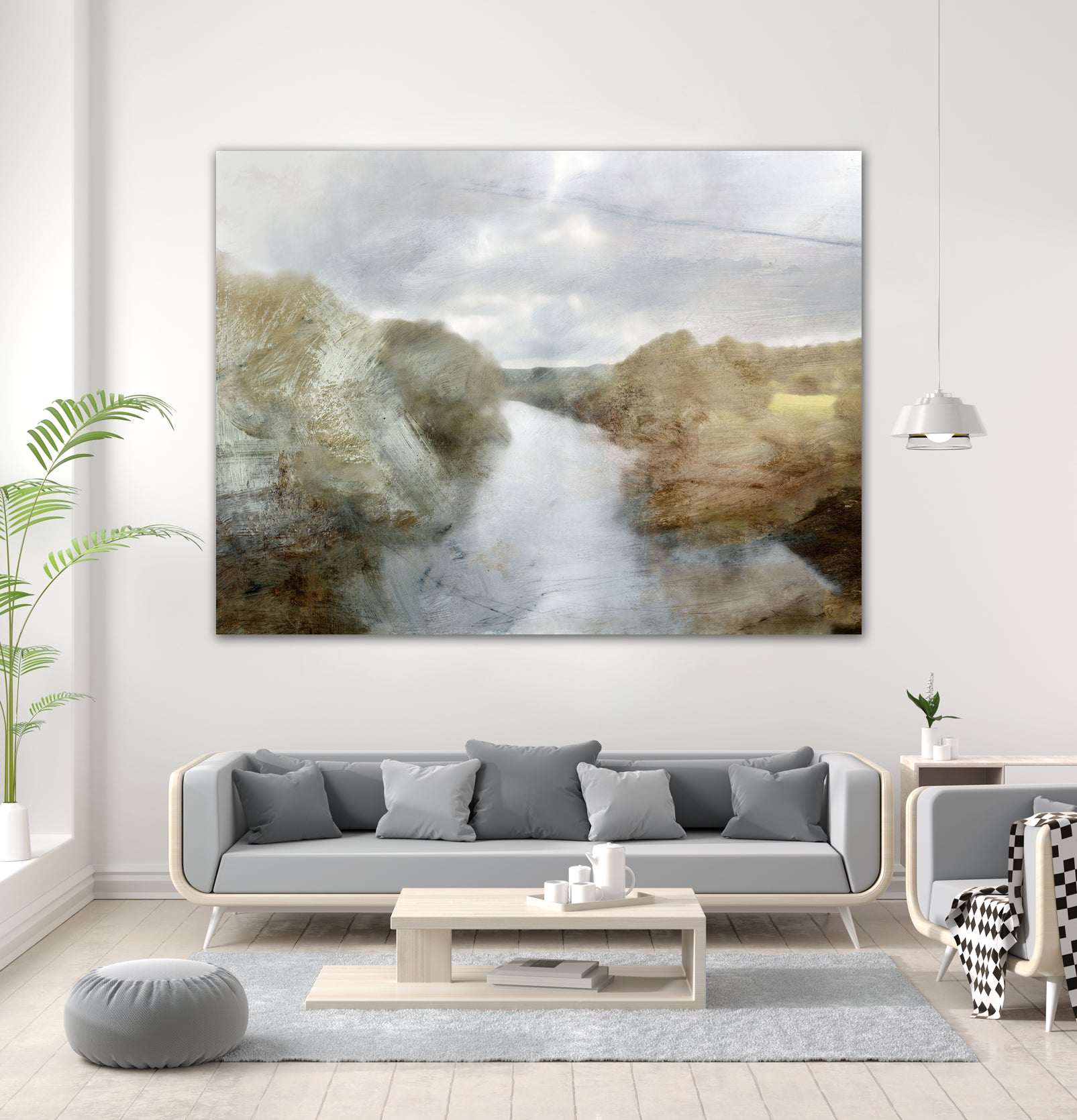 River by Dan Hobday on GIANT ART - abstract dan hobday