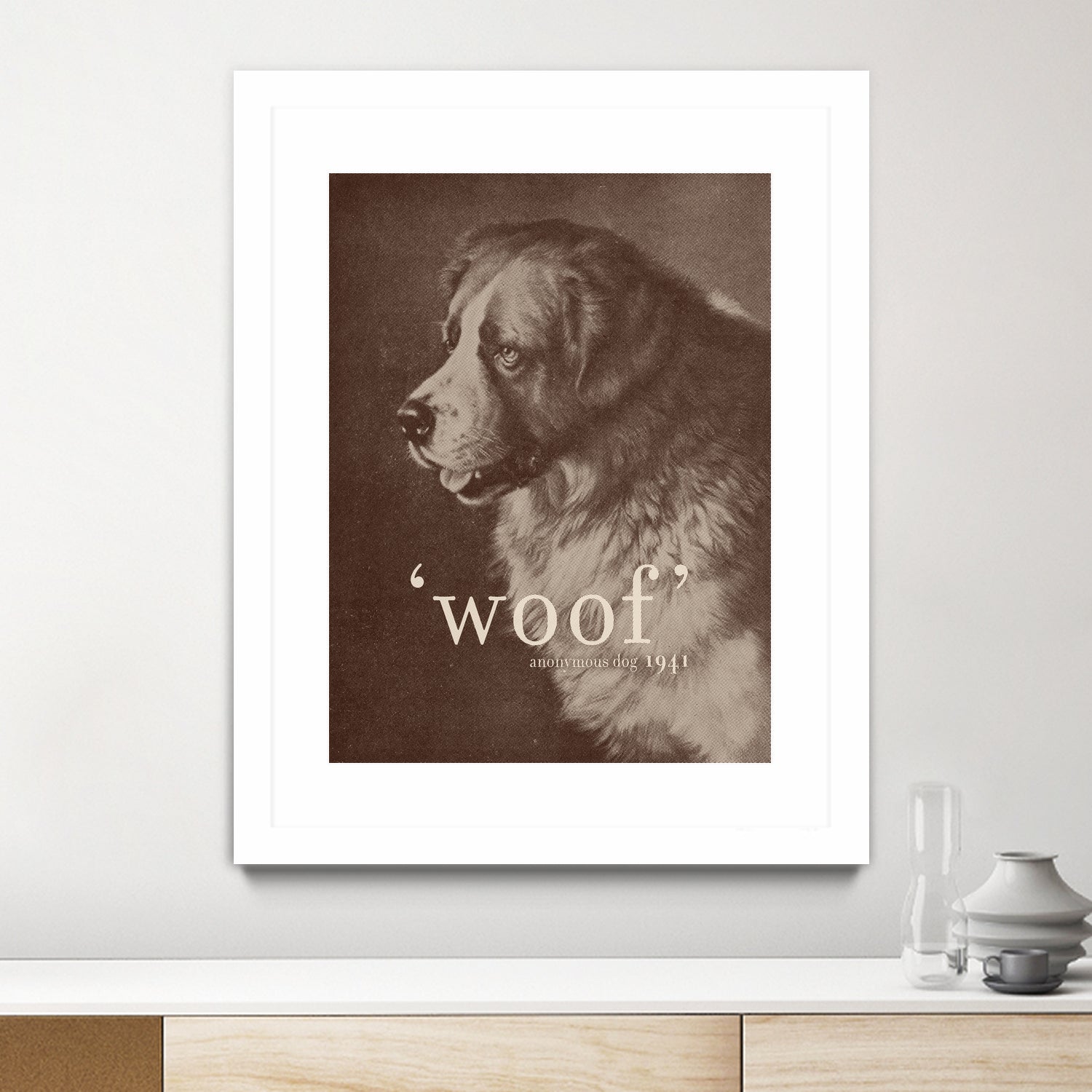 Famous Quote Dog by Florent Bodart on GIANT ART - animals quote