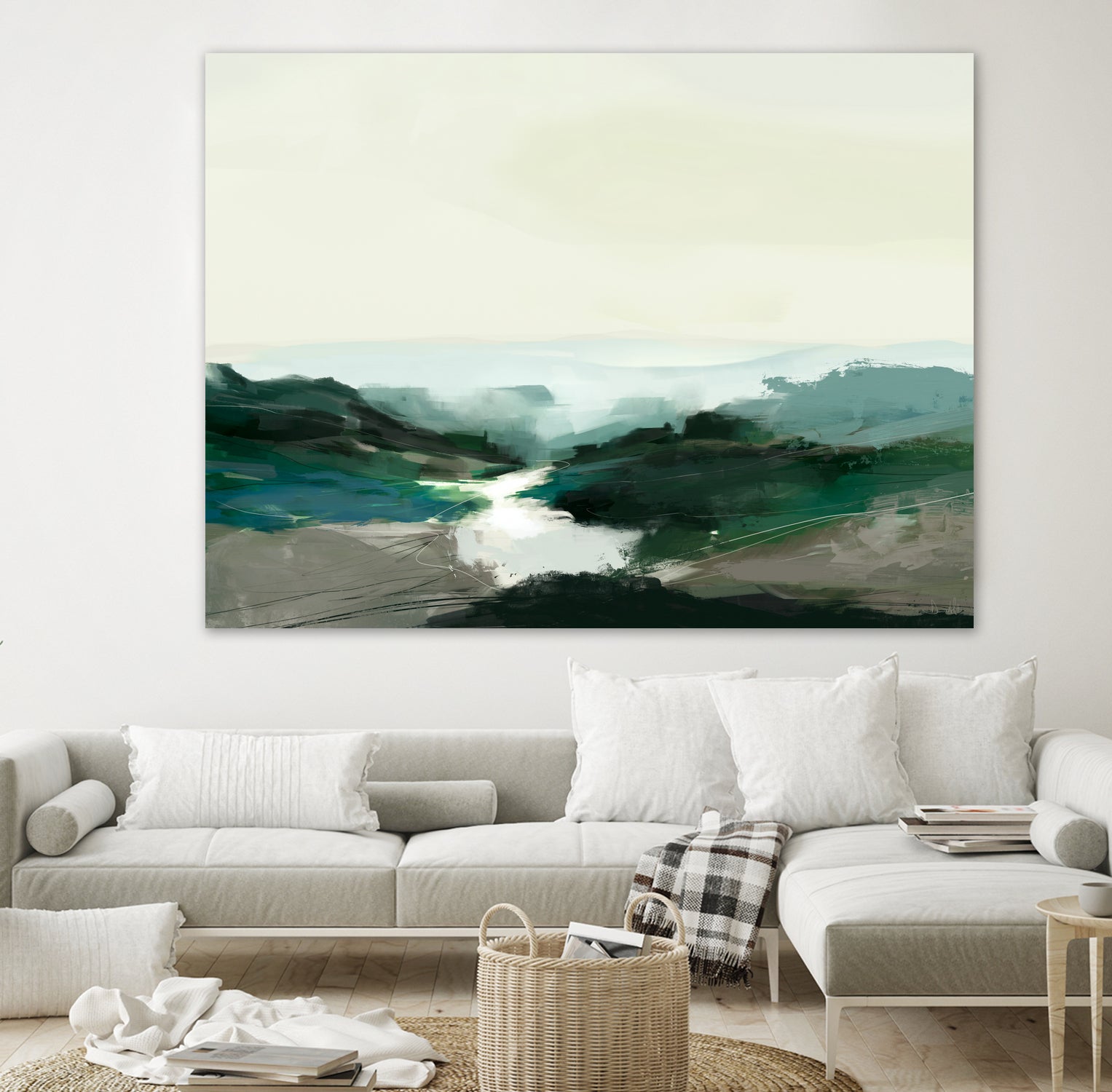 Highland View by Dan Hobday on GIANT ART - nature and landscapes landscape