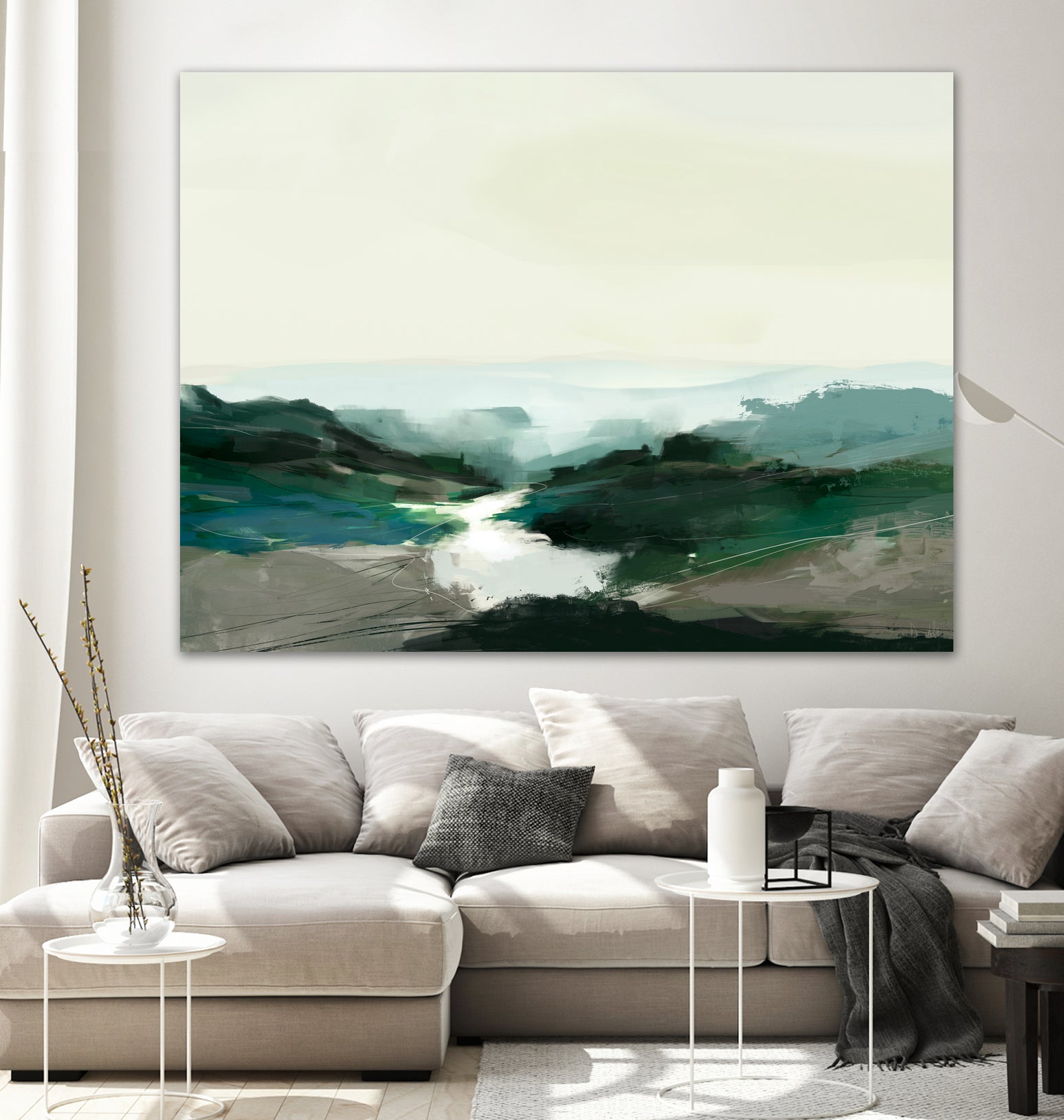 Highland View by Dan Hobday on GIANT ART - nature and landscapes landscape
