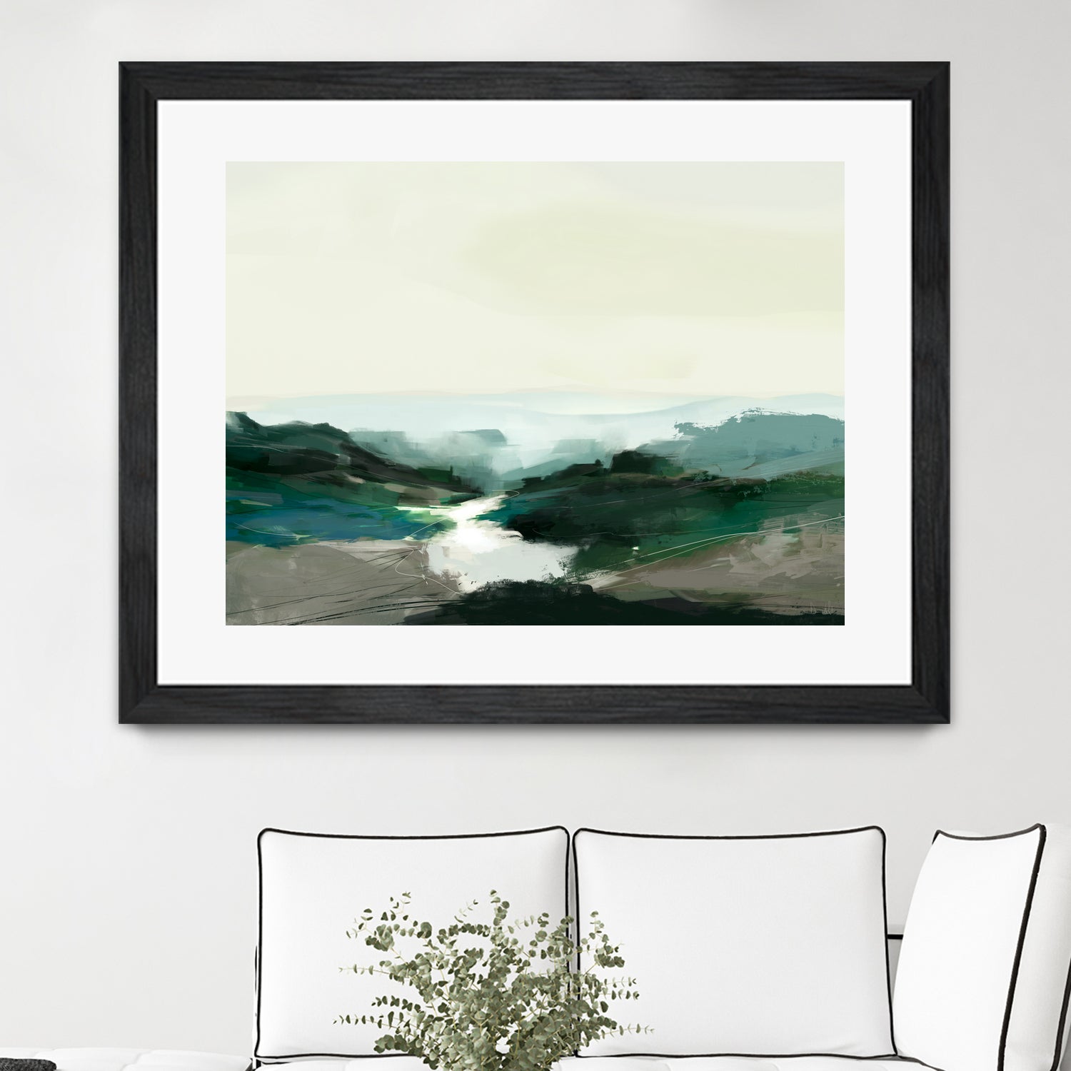 Highland View by Dan Hobday on GIANT ART - nature and landscapes landscape