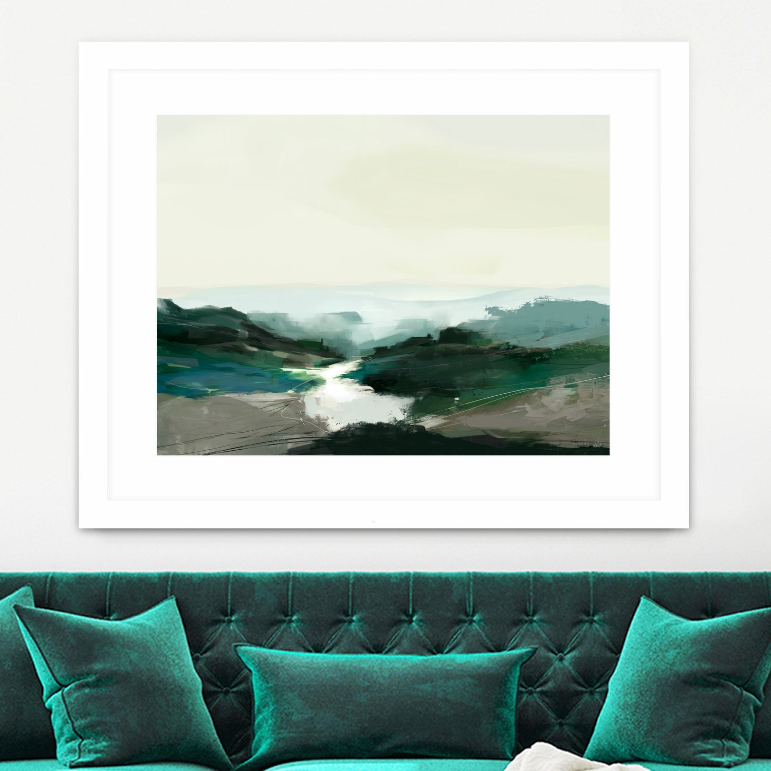 Highland View by Dan Hobday on GIANT ART - nature and landscapes landscape