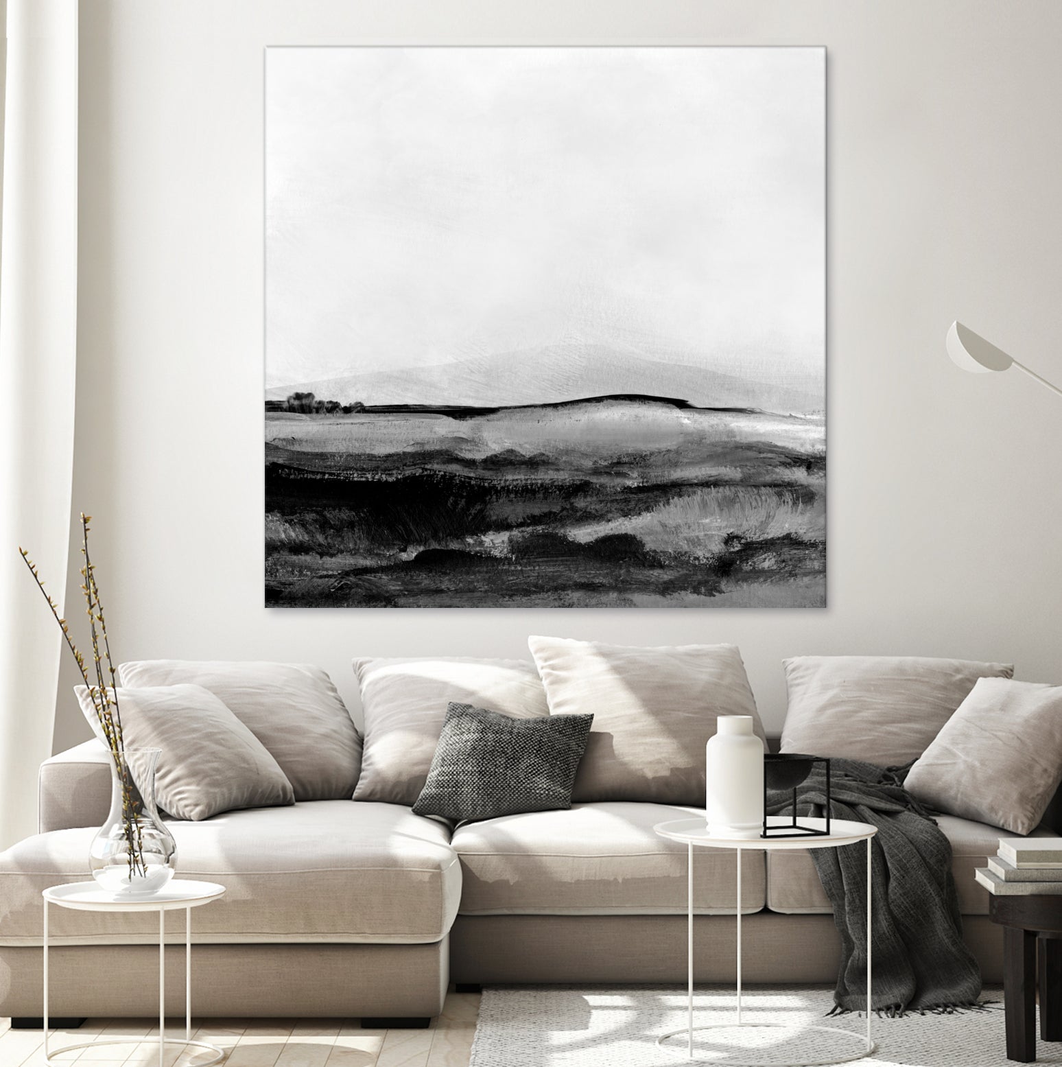 Mono Landscape No1 by Dan Hobday on GIANT ART - landscape abstract landscape