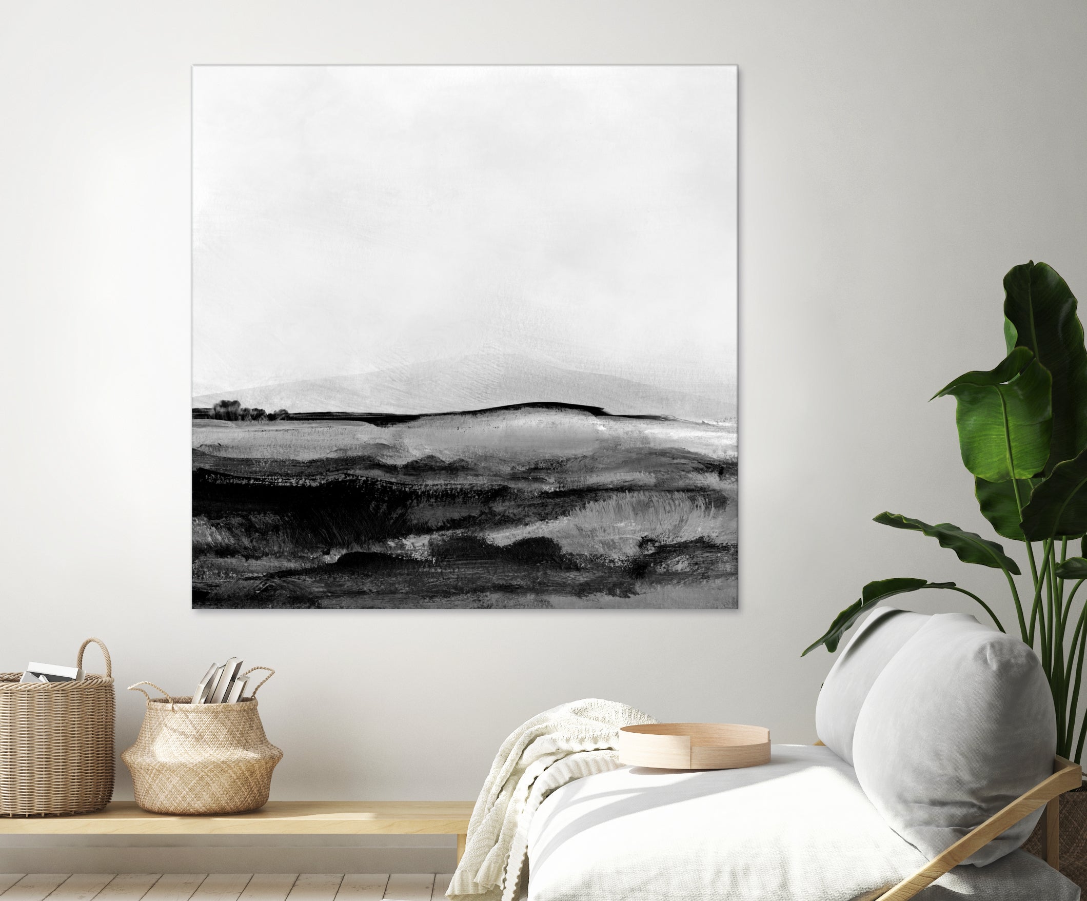 Mono Landscape No1 by Dan Hobday on GIANT ART - landscape abstract landscape