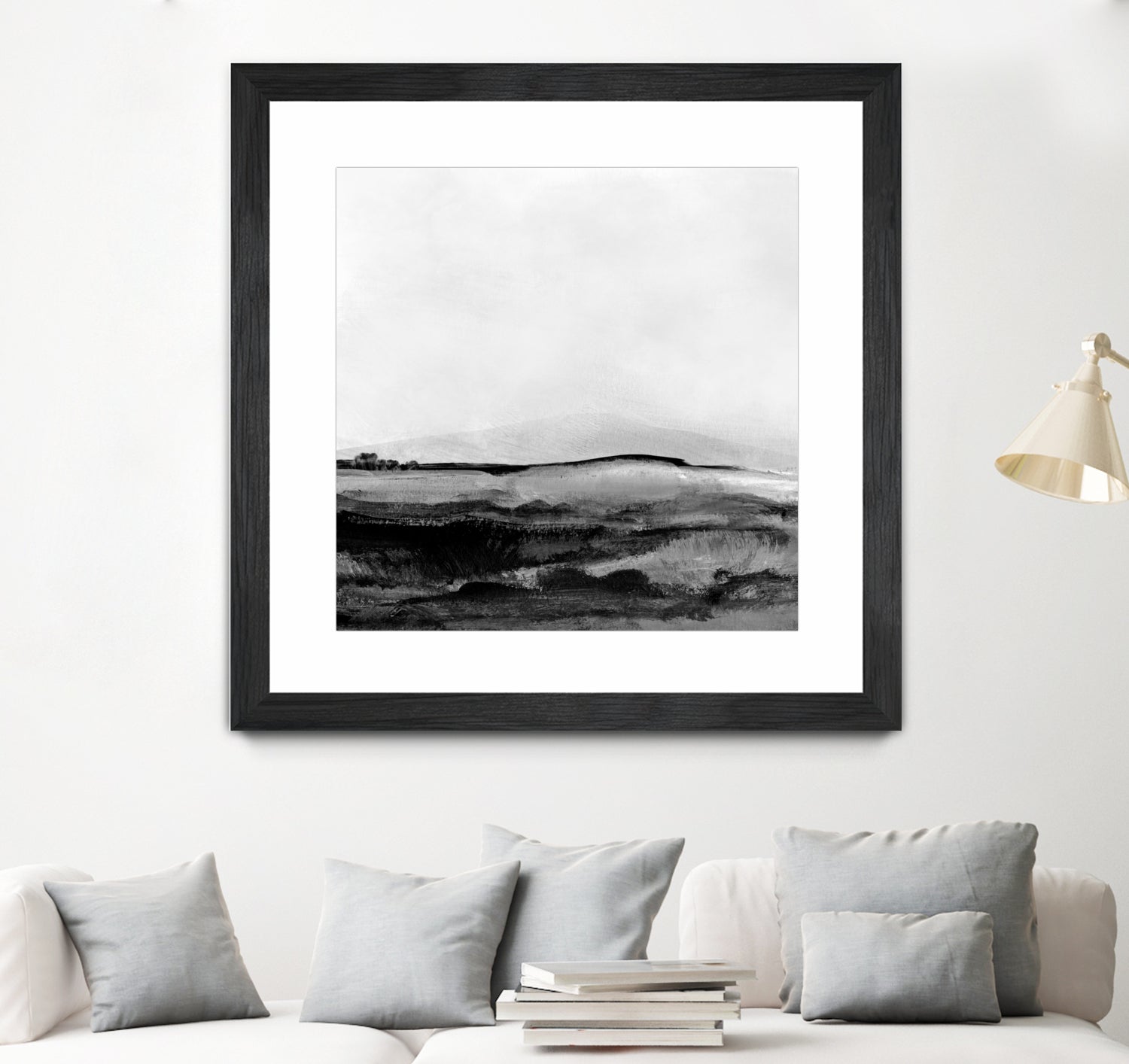 Mono Landscape No1 by Dan Hobday on GIANT ART - landscape abstract landscape