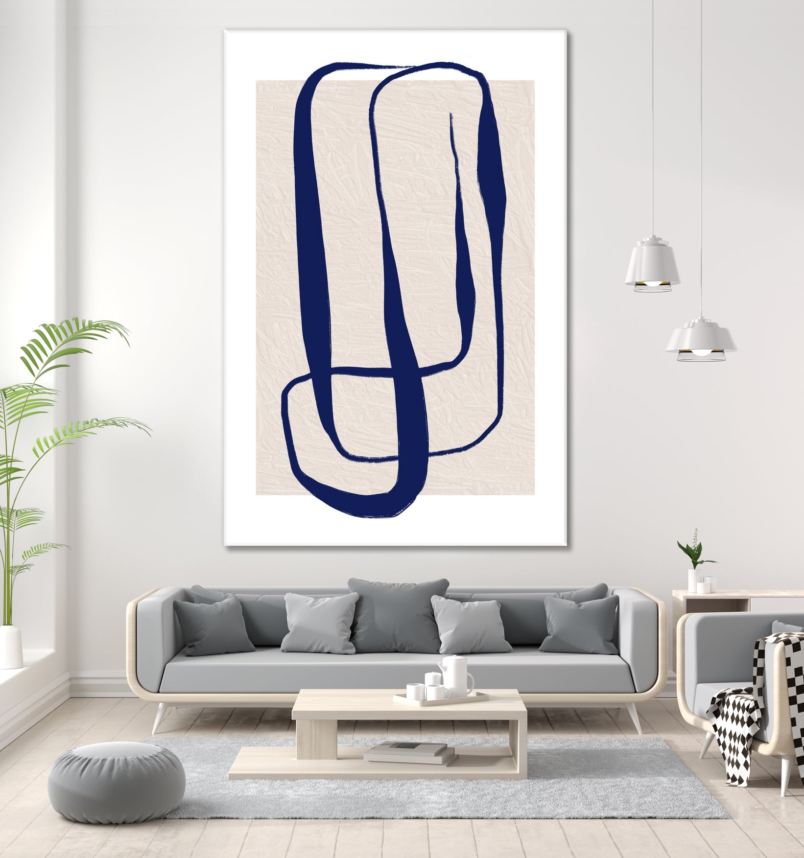 Feeling of Patience-3 by Sally on GIANT ART - abstract single line