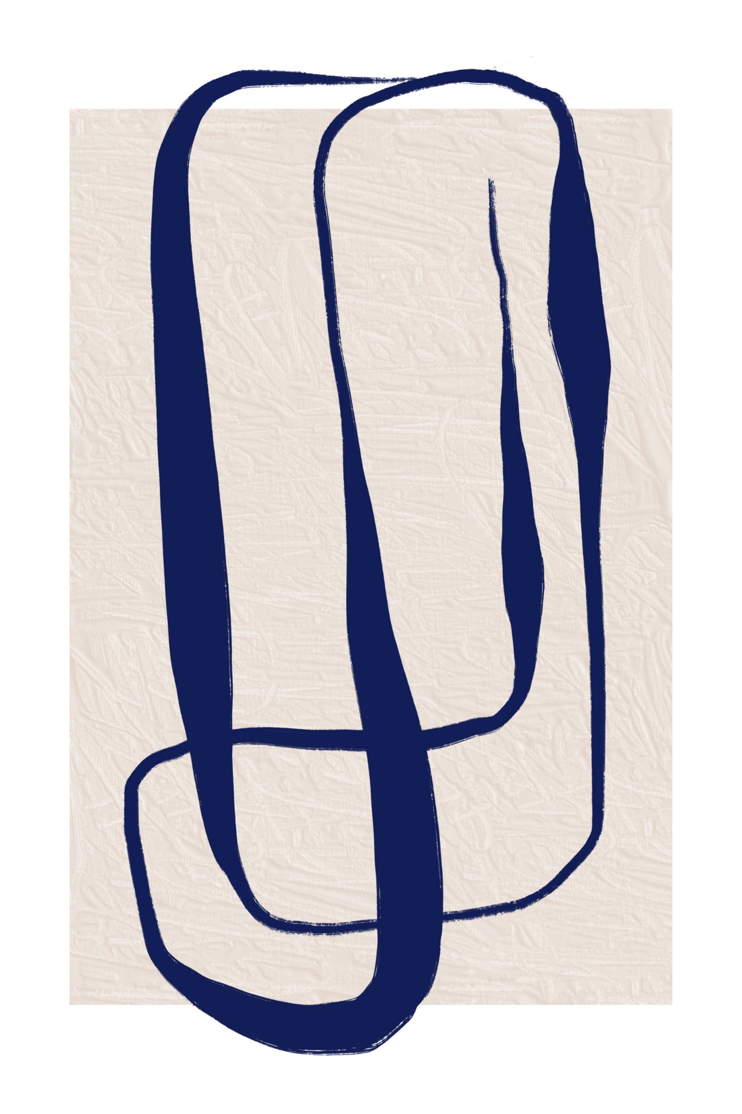 Feeling of Patience-3 by Sally on GIANT ART - abstract single line