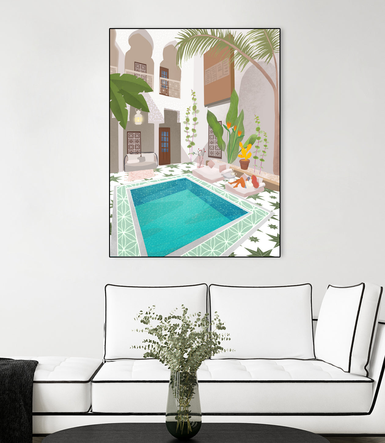 Riad by Petra on GIANT ART - illustration traveler