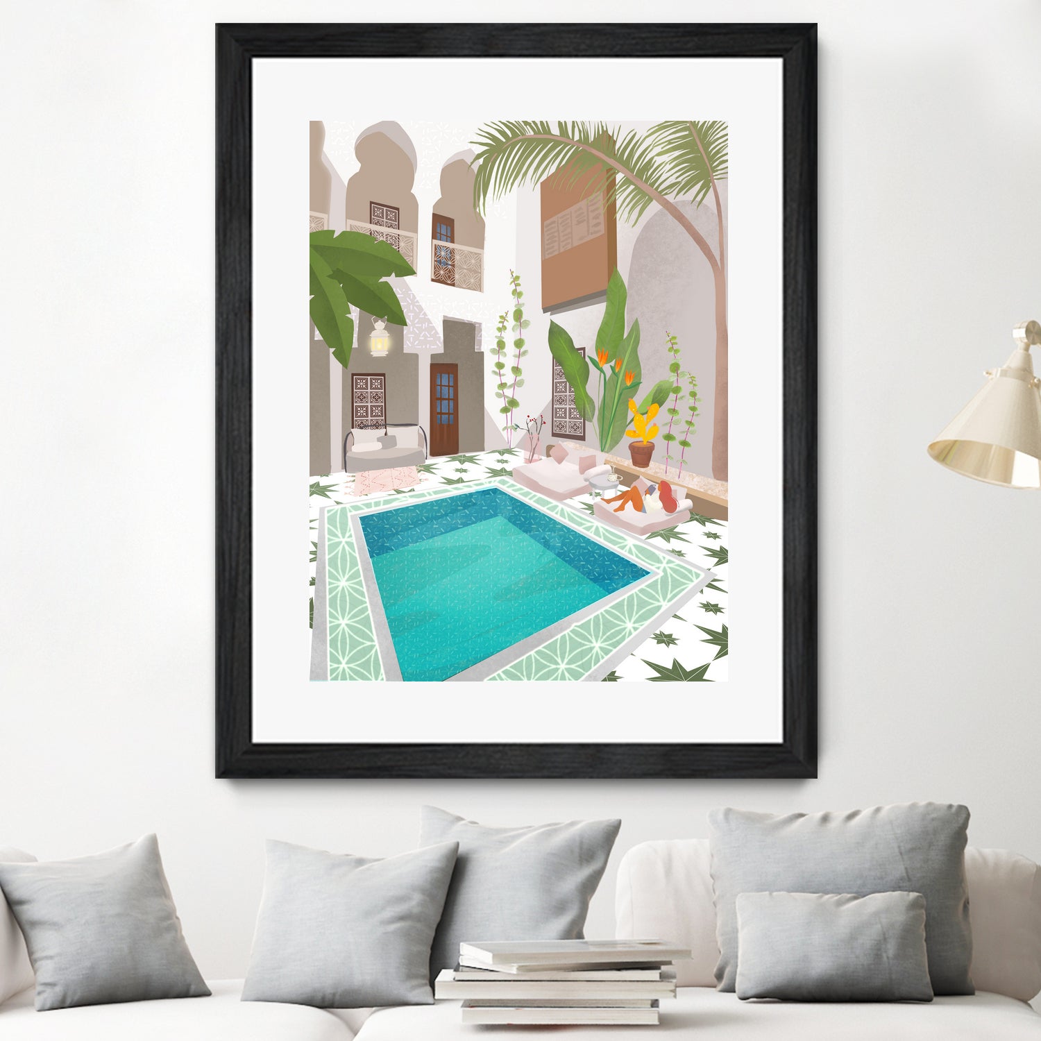 Riad by Petra on GIANT ART - illustration traveler