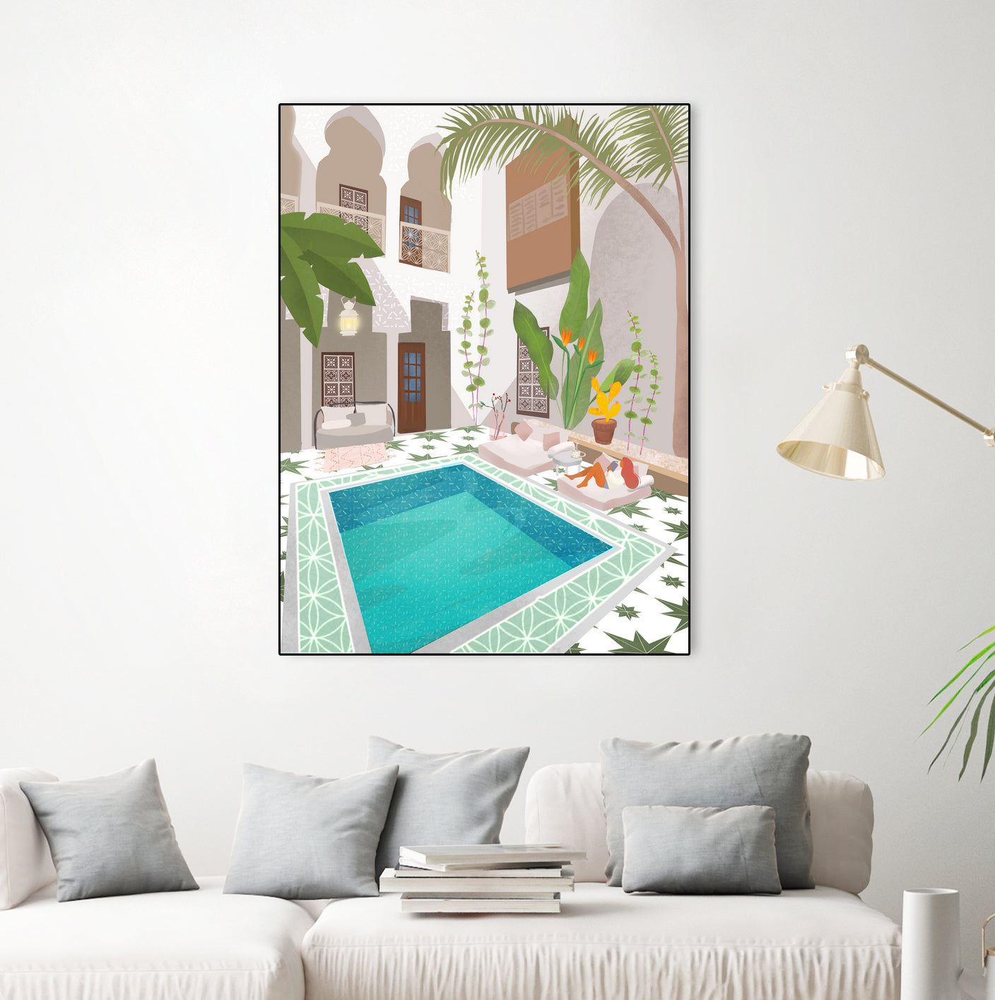Riad by Petra on GIANT ART - illustration traveler