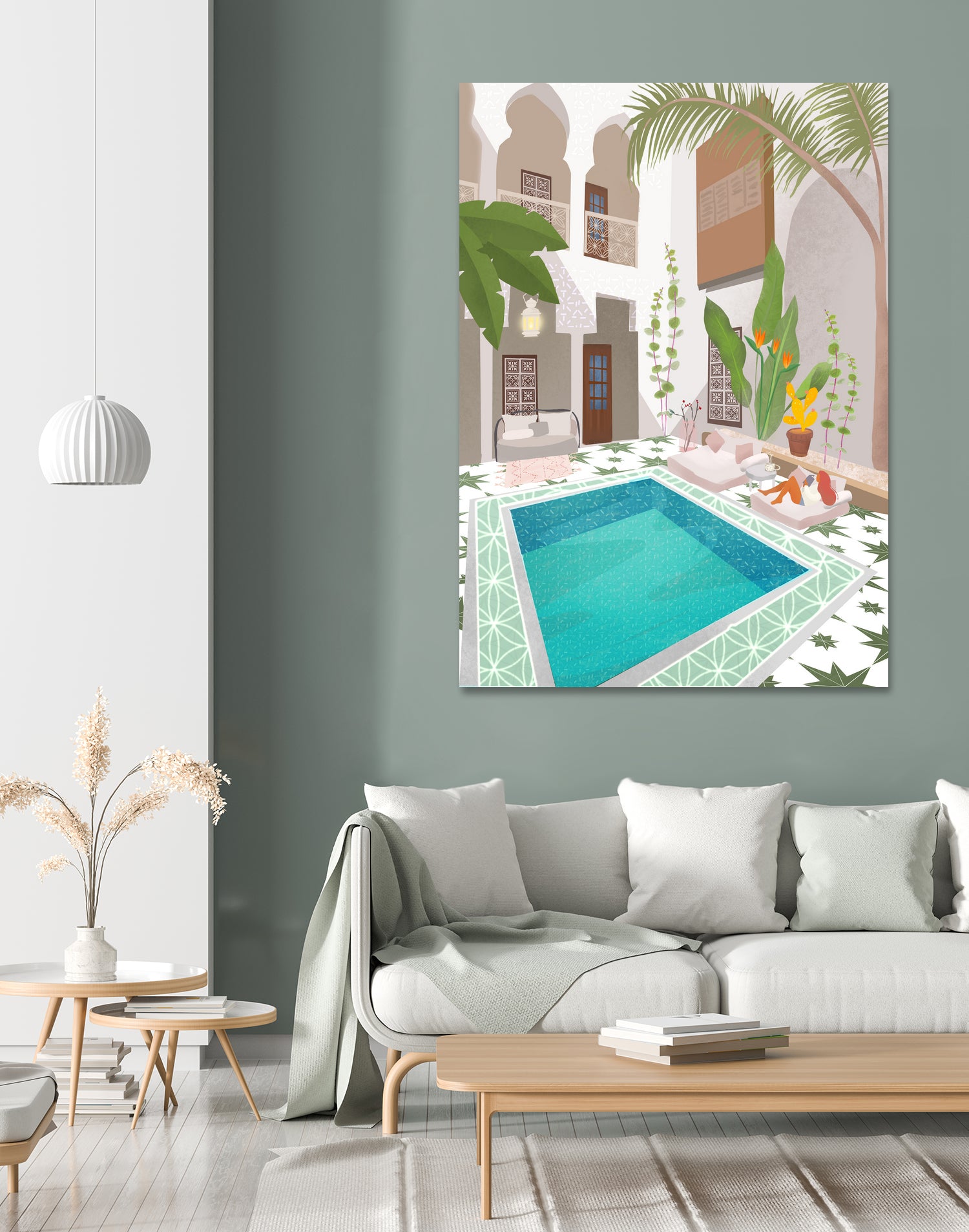 Riad by Petra on GIANT ART - illustration traveler