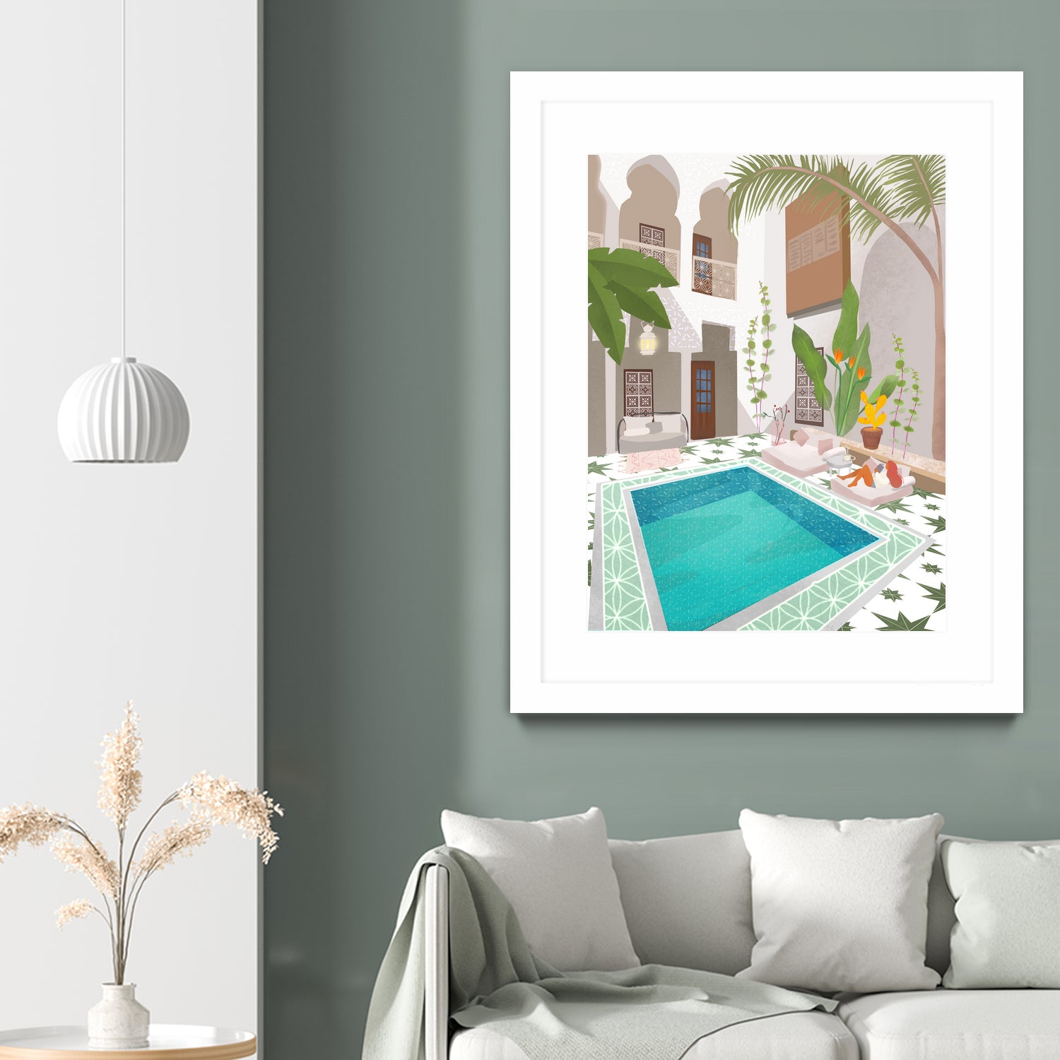 Riad by Petra on GIANT ART - illustration traveler