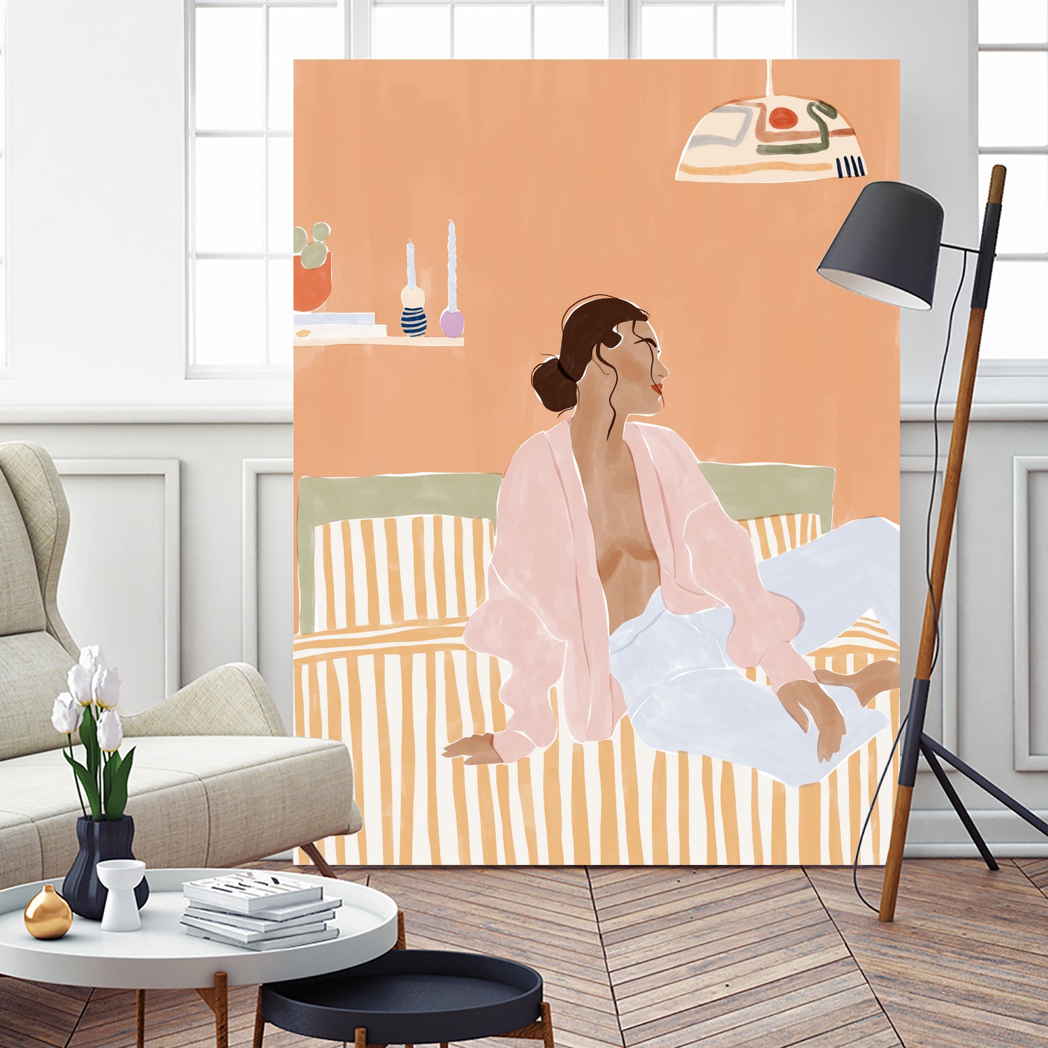 Just Let Me Chill by Ivy on GIANT ART - illustration bed