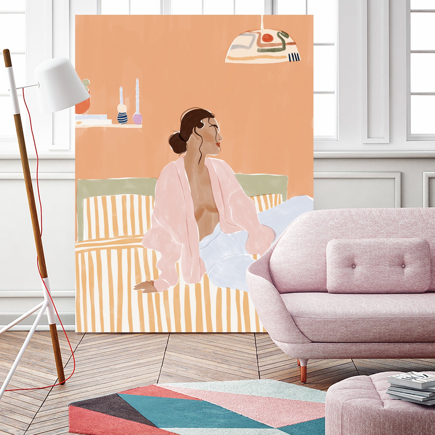 Just Let Me Chill by Ivy on GIANT ART - illustration bed