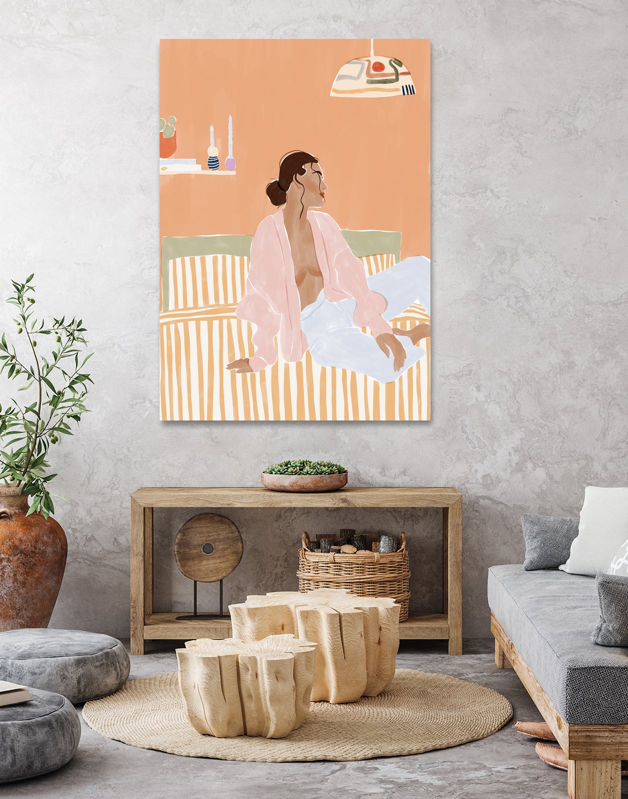 Just Let Me Chill by Ivy on GIANT ART - illustration bed