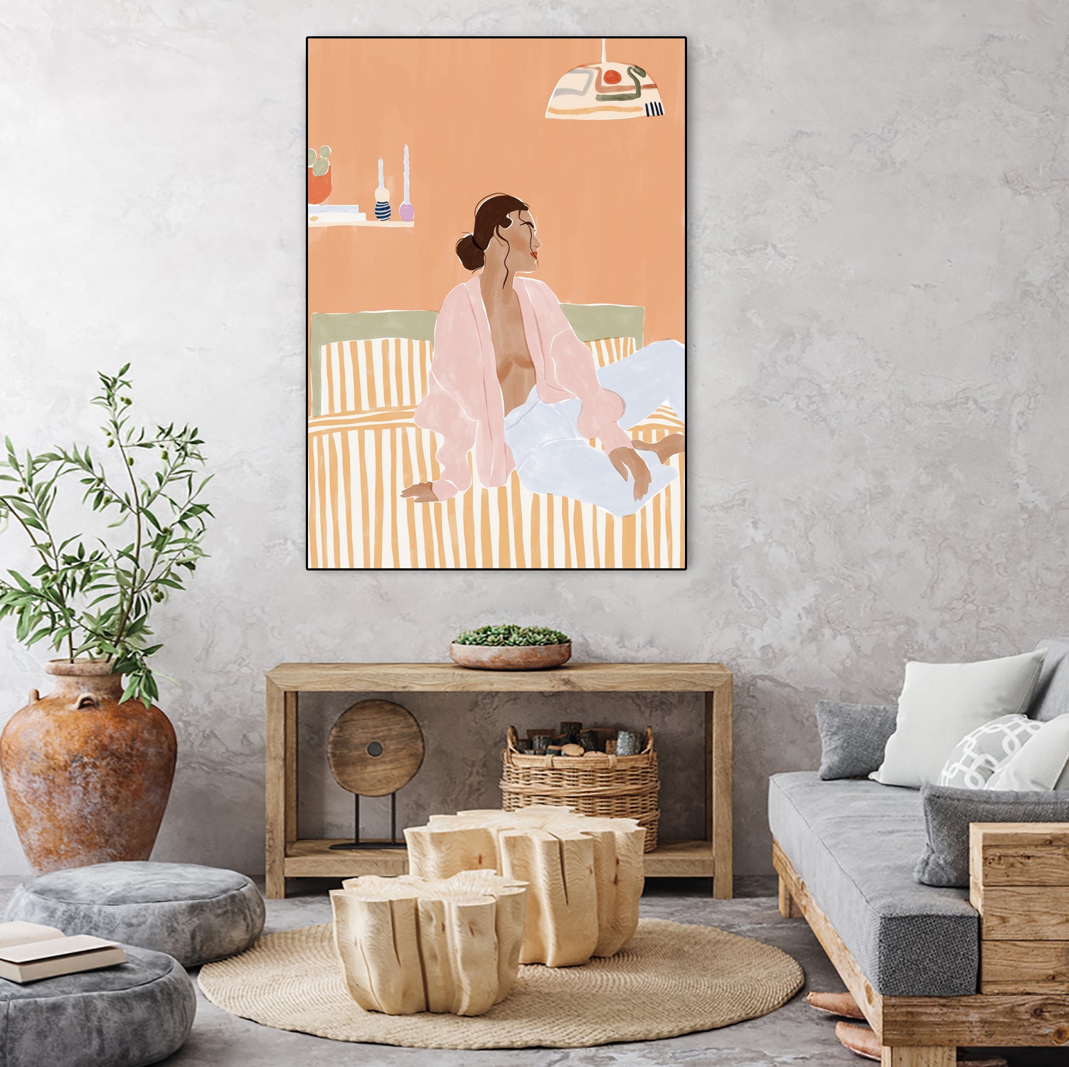 Just Let Me Chill by Ivy on GIANT ART - illustration bed