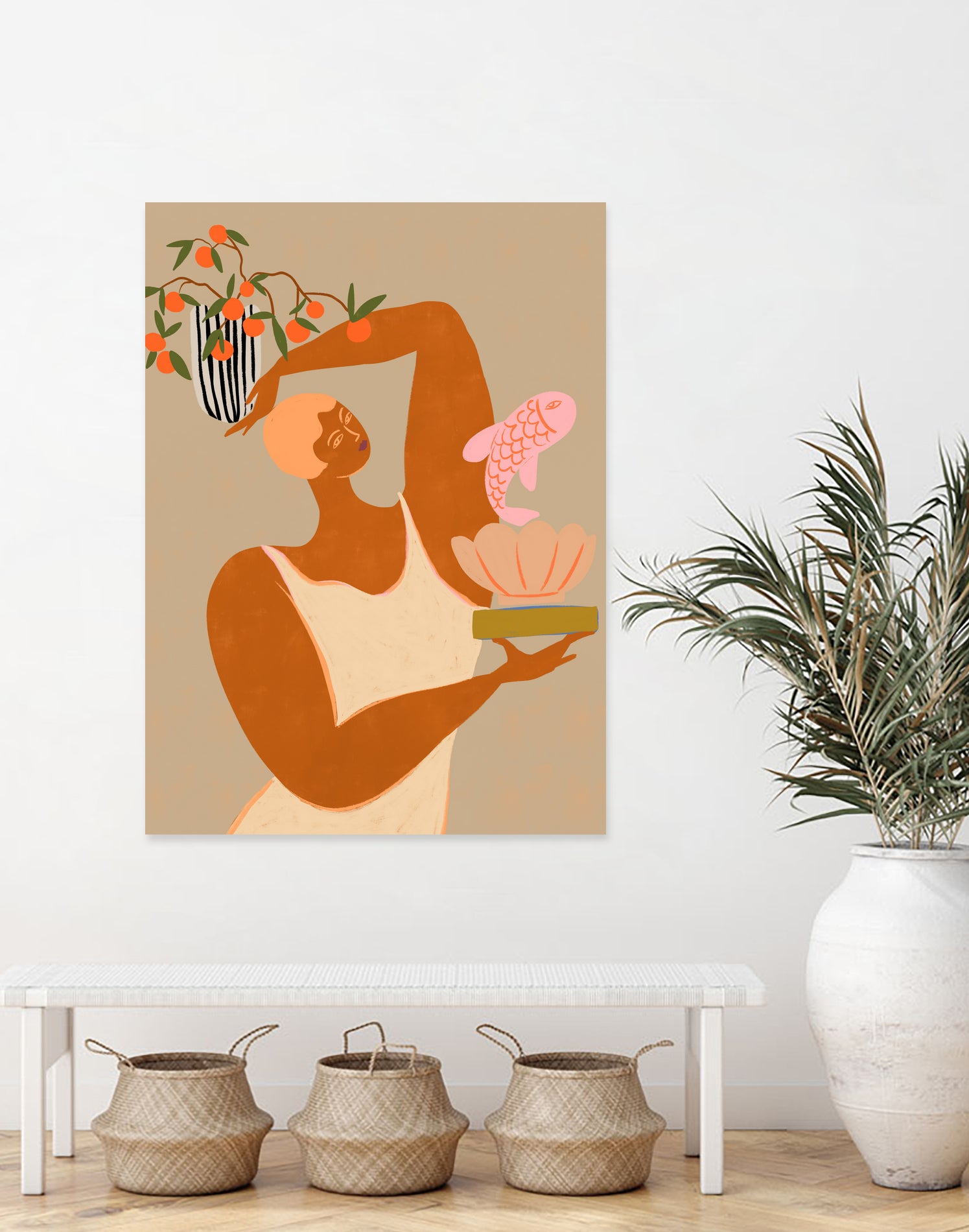 Fish And Oranges by Arty on GIANT ART - figurative color