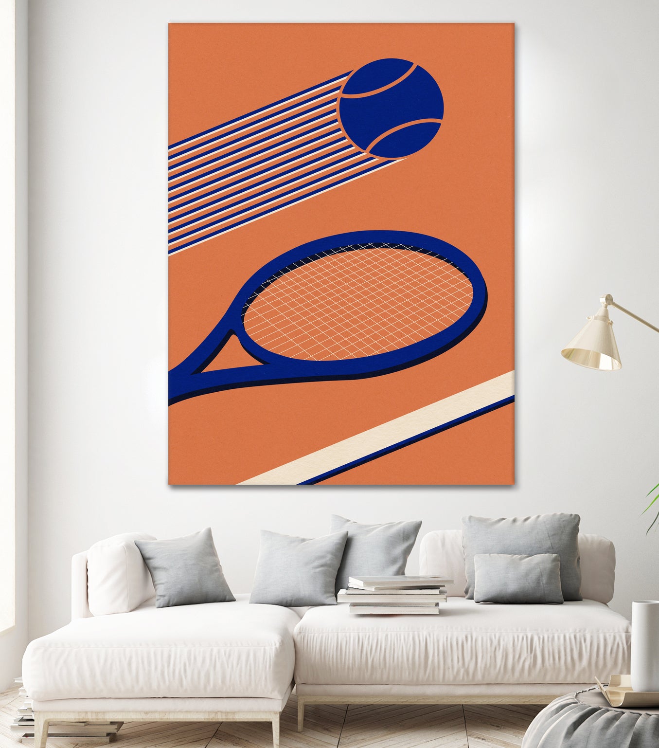 Tennis 80s by Rosi on GIANT ART - illustration tennis
