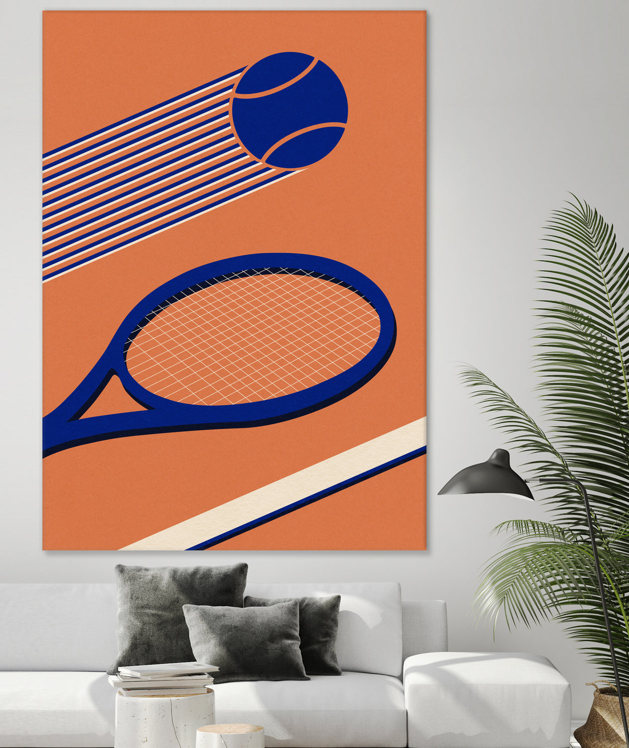 Tennis 80s by Rosi on GIANT ART - illustration tennis