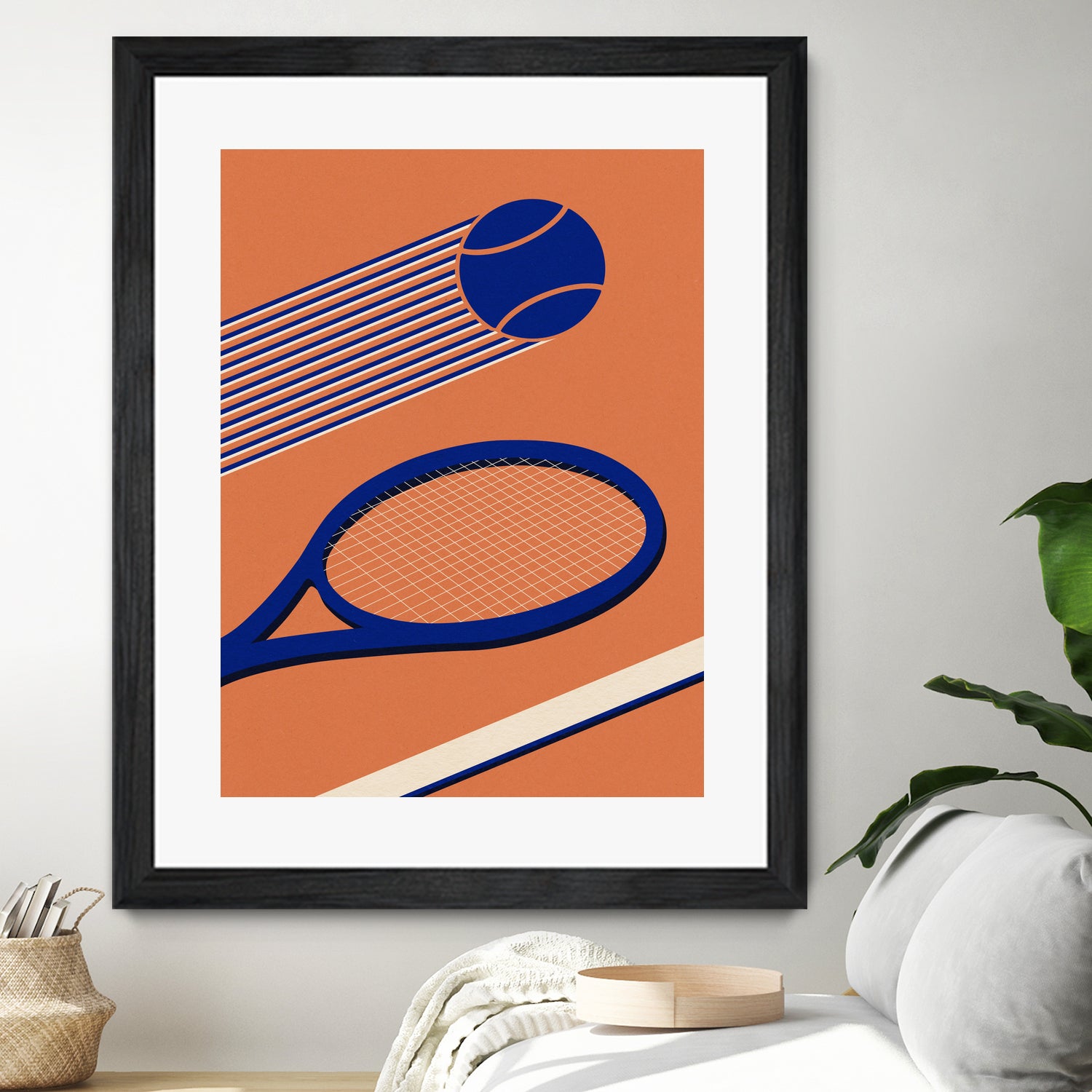 Tennis 80s by Rosi on GIANT ART - illustration tennis