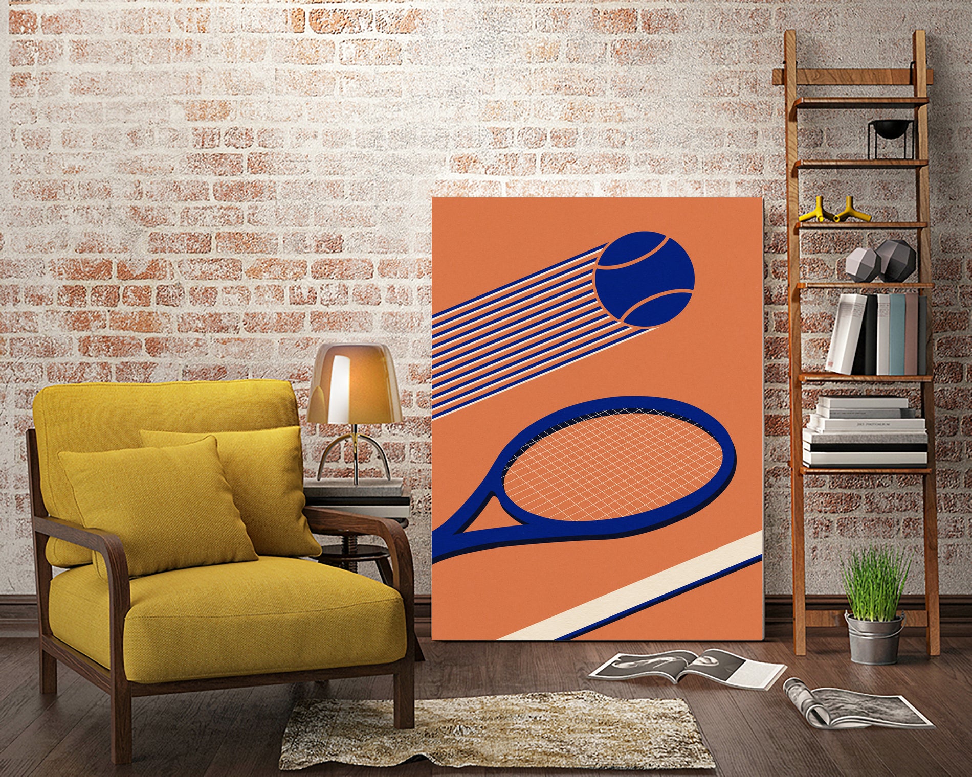Tennis 80s by Rosi on GIANT ART - illustration tennis