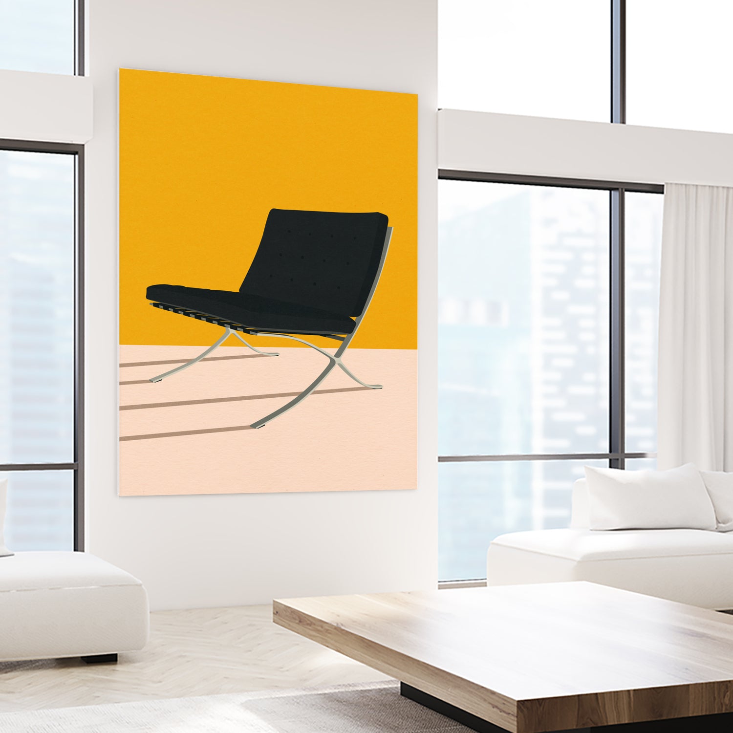 Barcelona Chair By Mies Van Der Rohe by Rosi on GIANT ART - figurative spain