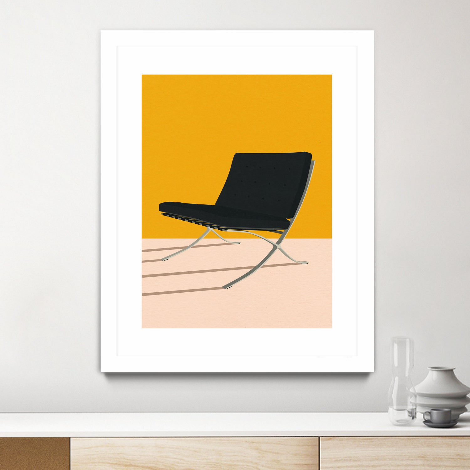Barcelona Chair By Mies Van Der Rohe by Rosi on GIANT ART - figurative spain