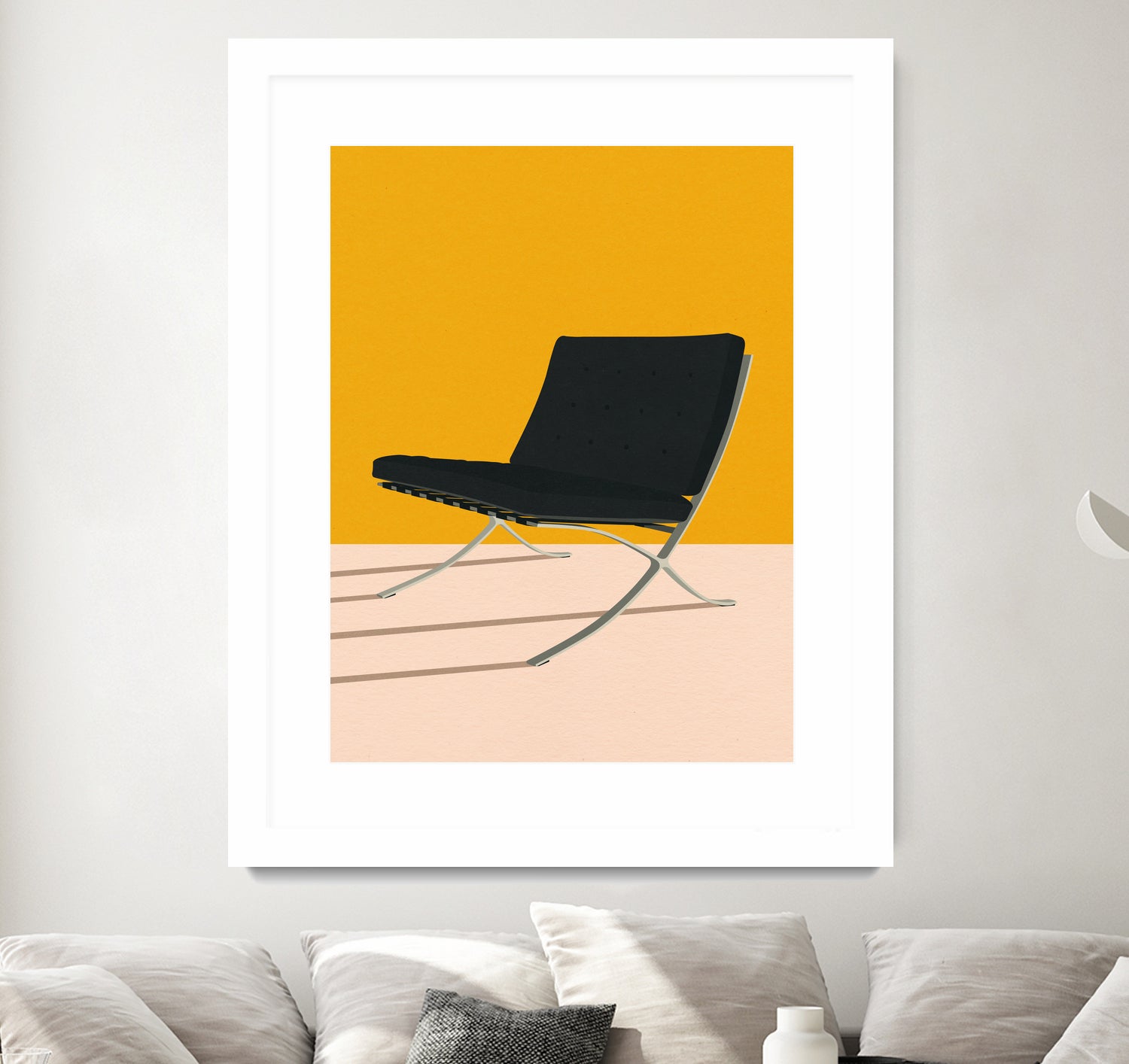 Barcelona Chair By Mies Van Der Rohe by Rosi on GIANT ART - figurative spain