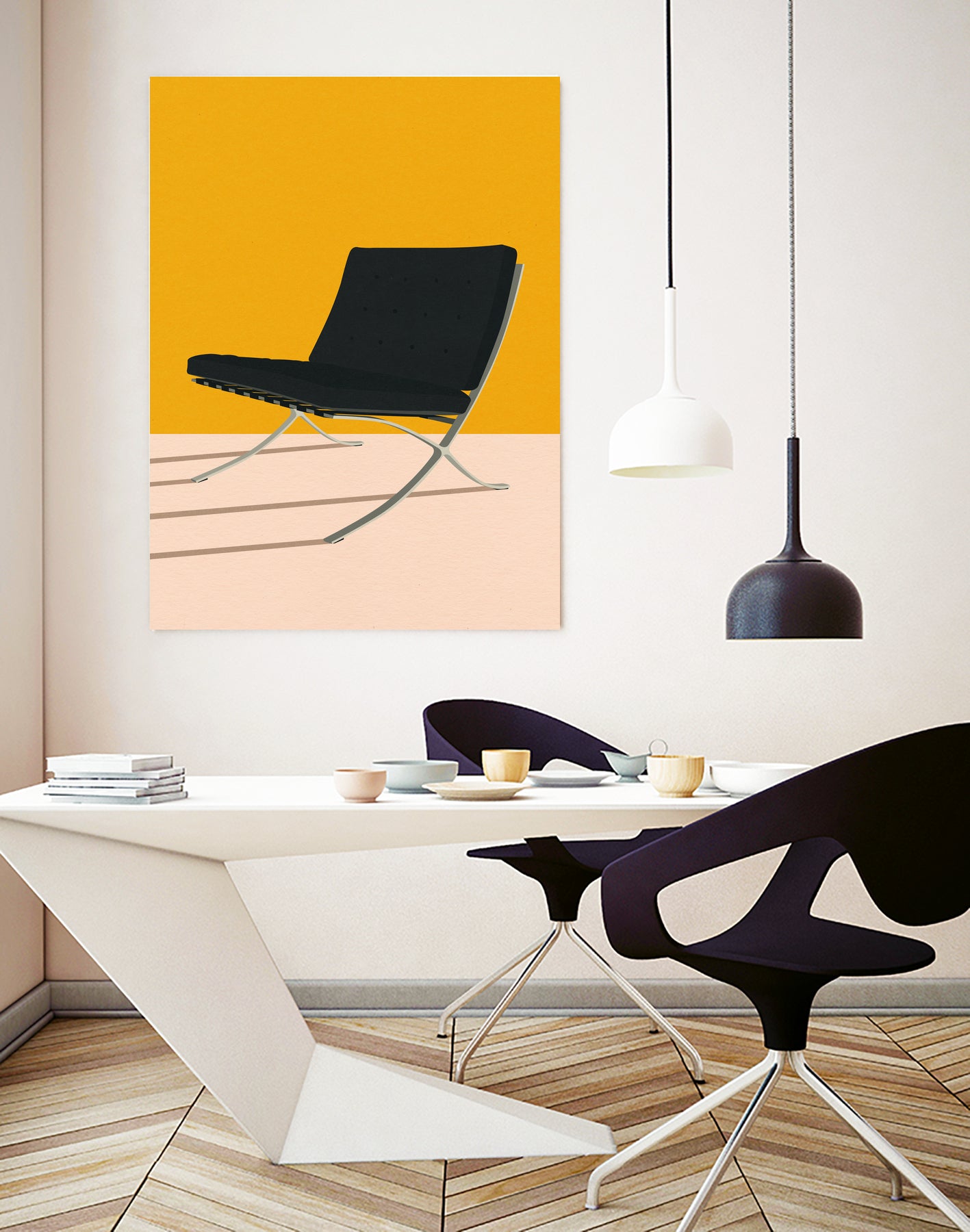 Barcelona Chair By Mies Van Der Rohe by Rosi on GIANT ART - figurative spain