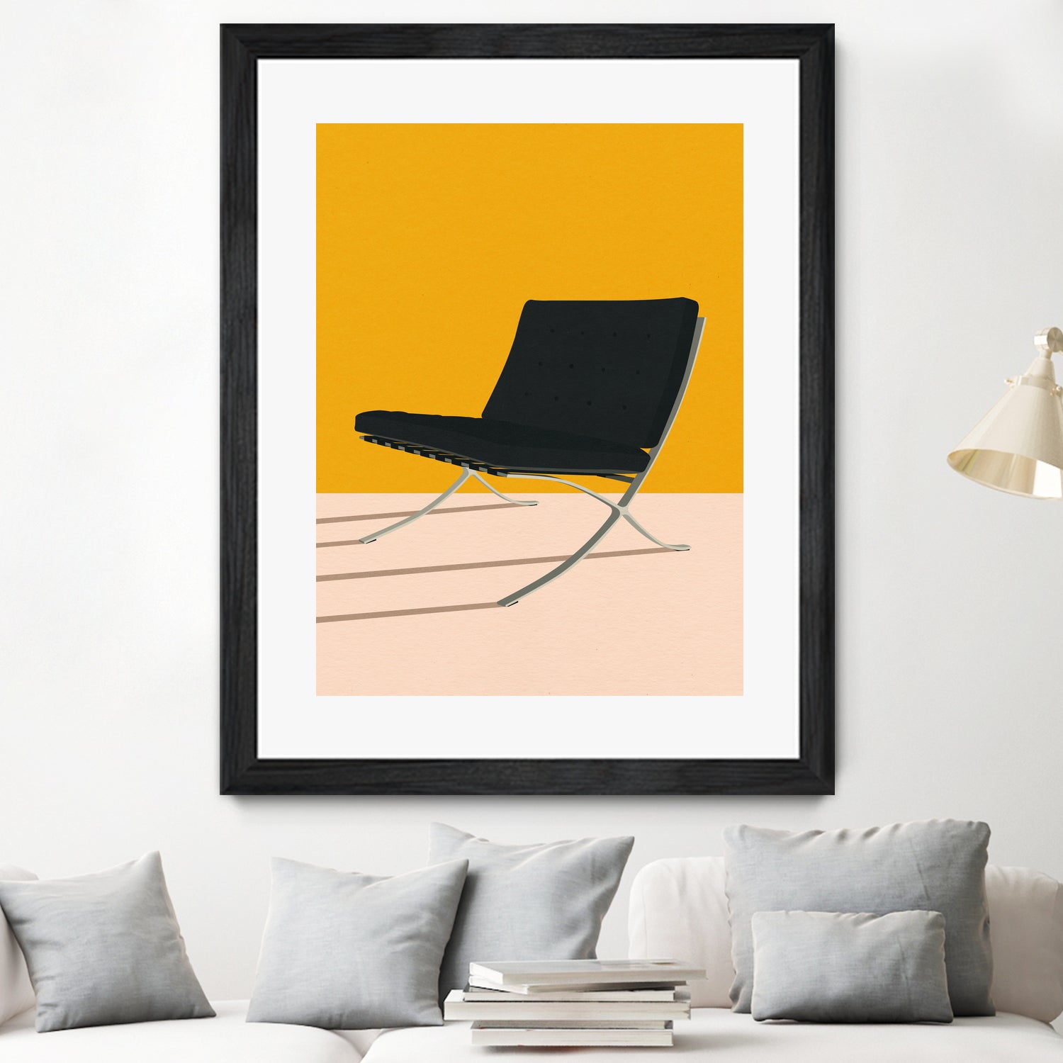 Barcelona Chair By Mies Van Der Rohe by Rosi on GIANT ART - figurative spain