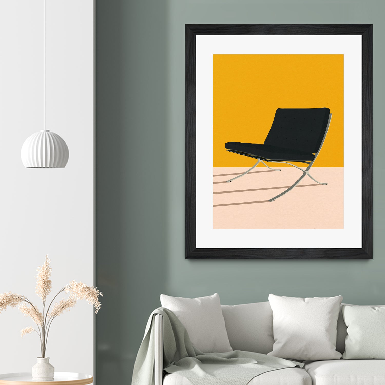 Barcelona Chair By Mies Van Der Rohe by Rosi on GIANT ART - figurative spain