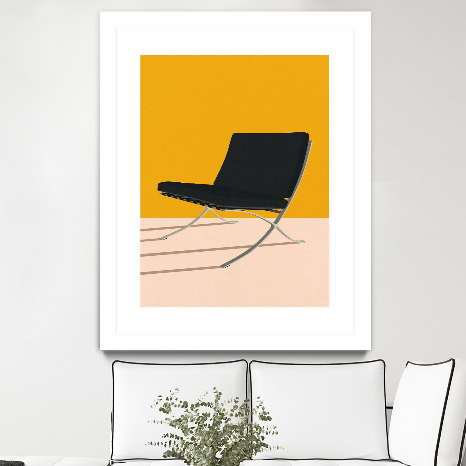 Barcelona Chair By Mies Van Der Rohe by Rosi on GIANT ART - figurative spain