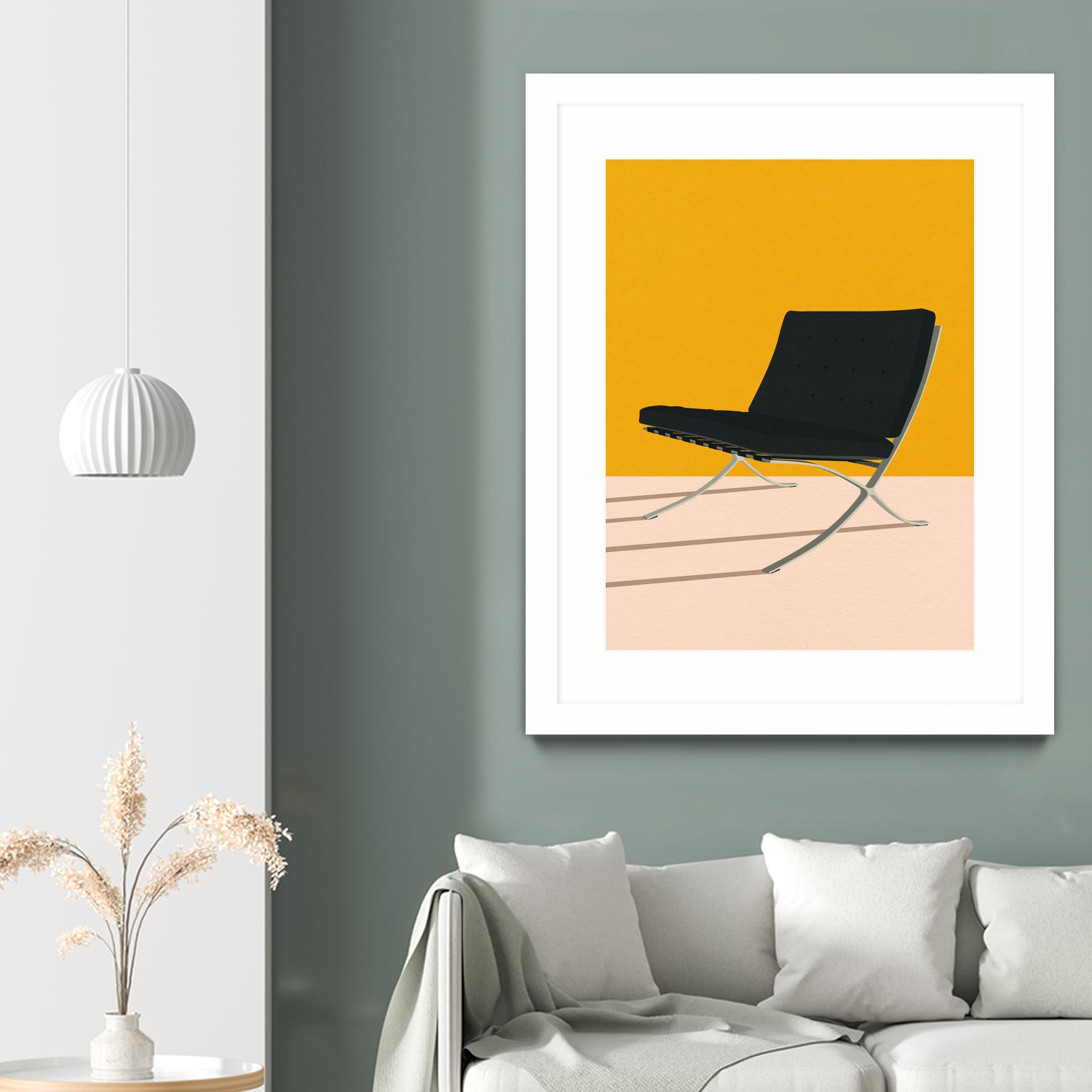 Barcelona Chair By Mies Van Der Rohe by Rosi on GIANT ART - figurative spain