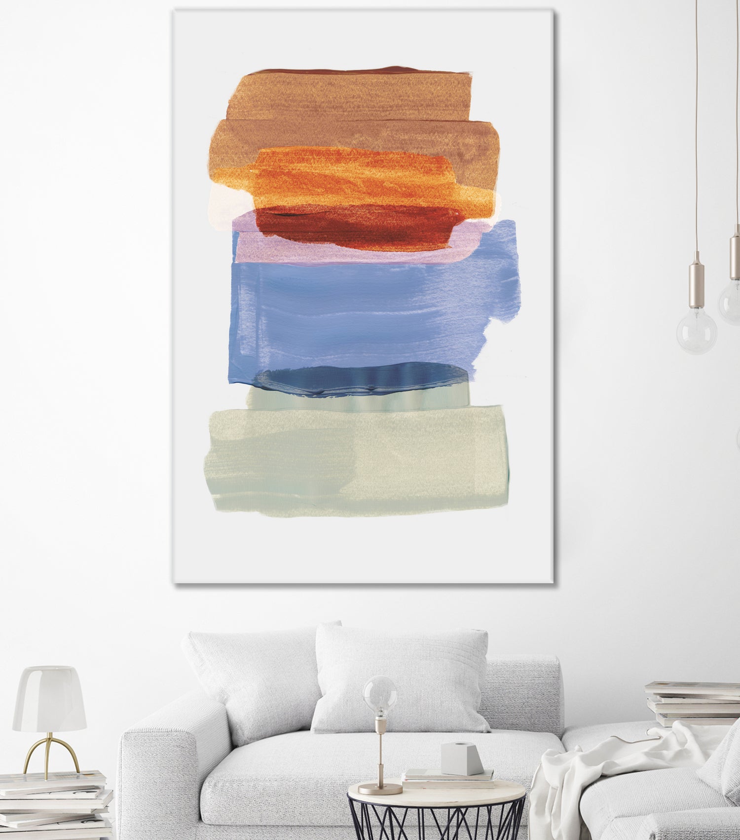 Abstract Brush Strokes 49 A1 by Mareike Bohmer on GIANT ART - abstract abstract abstract