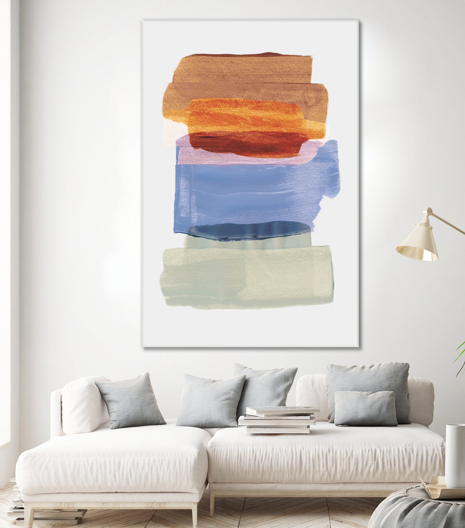 Abstract Brush Strokes 49 A1 by Mareike Bohmer on GIANT ART - abstract abstract abstract