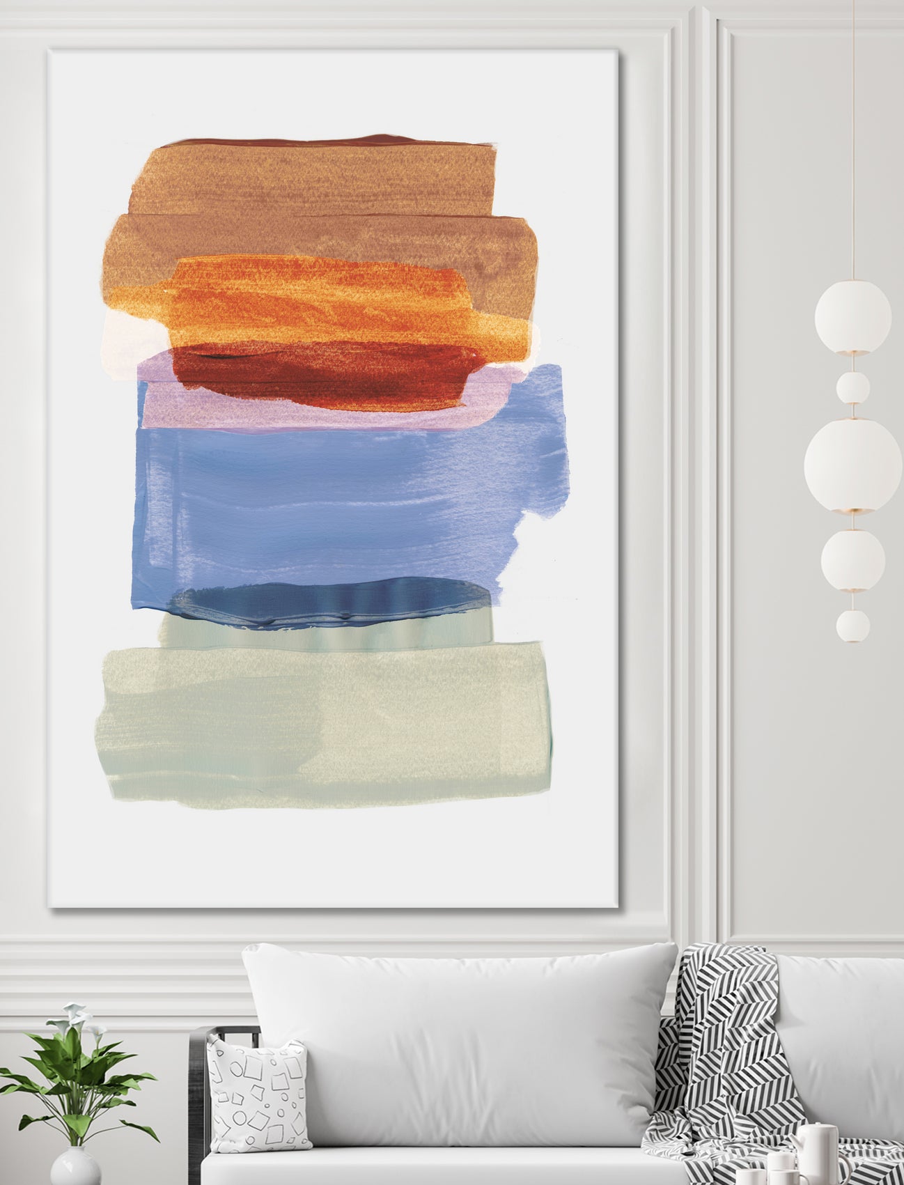 Abstract Brush Strokes 49 A1 by Mareike Bohmer on GIANT ART - abstract abstract abstract